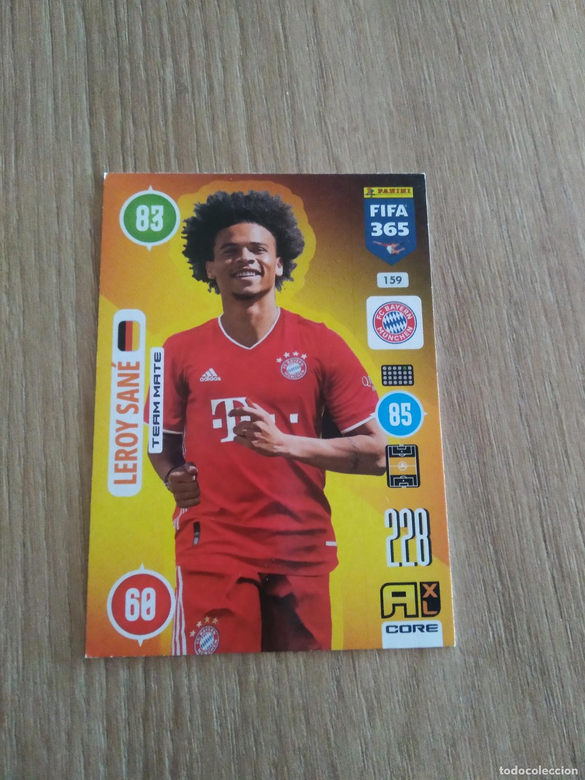 Cromos de F&uacute;tbol: 159 LEROY SANE BAYERN MUNICH CROMO FUTBOL PANINI ADRENALYN 20-21 FIFA 365 2020-2021