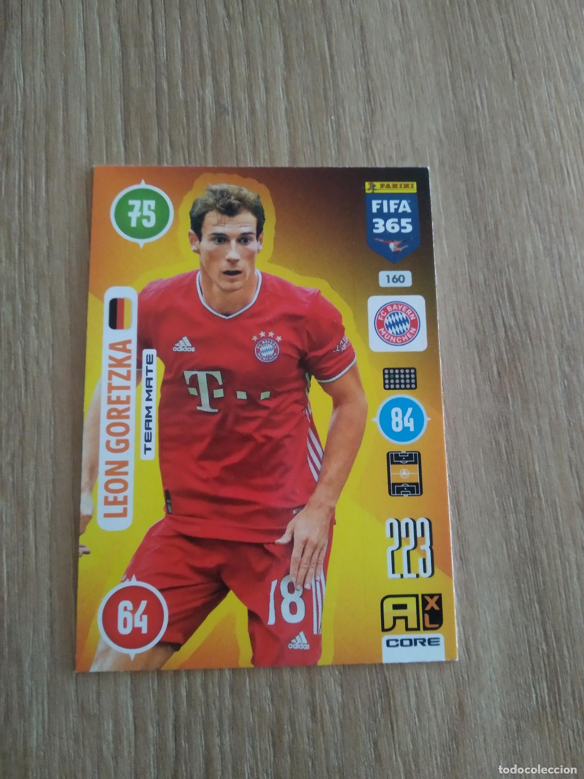 Cromos de F&uacute;tbol: 160 GORETZKA BAYERN MUNICH CROMO FUTBOL PANINI ADRENALYN 20-21 FIFA 365 2020-2021
