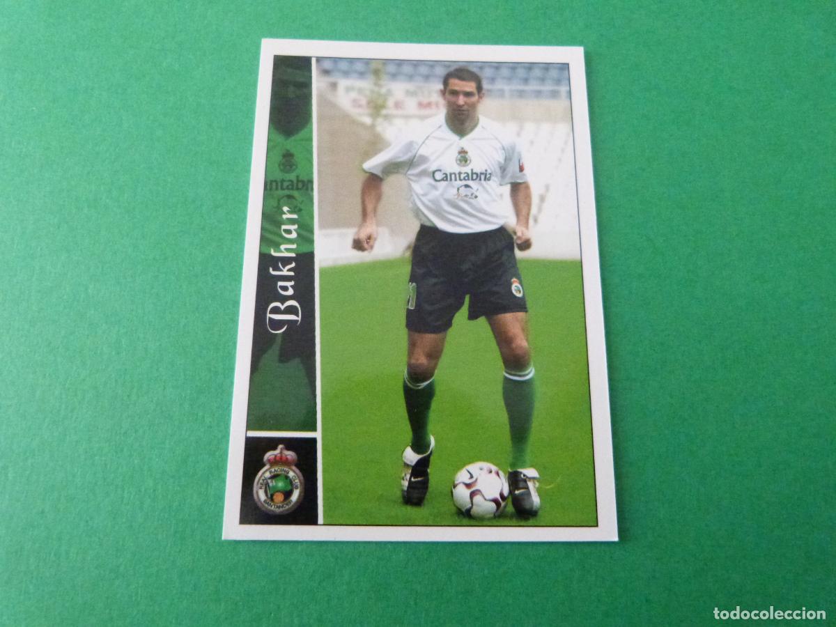 Cromos de F&uacute;tbol: TRADING CARD FUTBOL BAKHAR RACING SANTANDER N&ordm; 492 FICHAS LIGA MUNDICROMO 2003/02-03