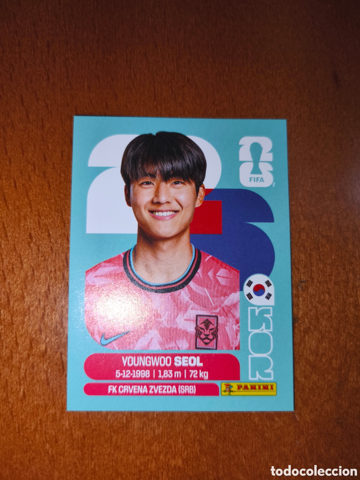 Cromos de F&uacute;tbol: KOR6 Youngwoo Seol KOR 6 Fifa World Cup 2026 Corea del Sur
