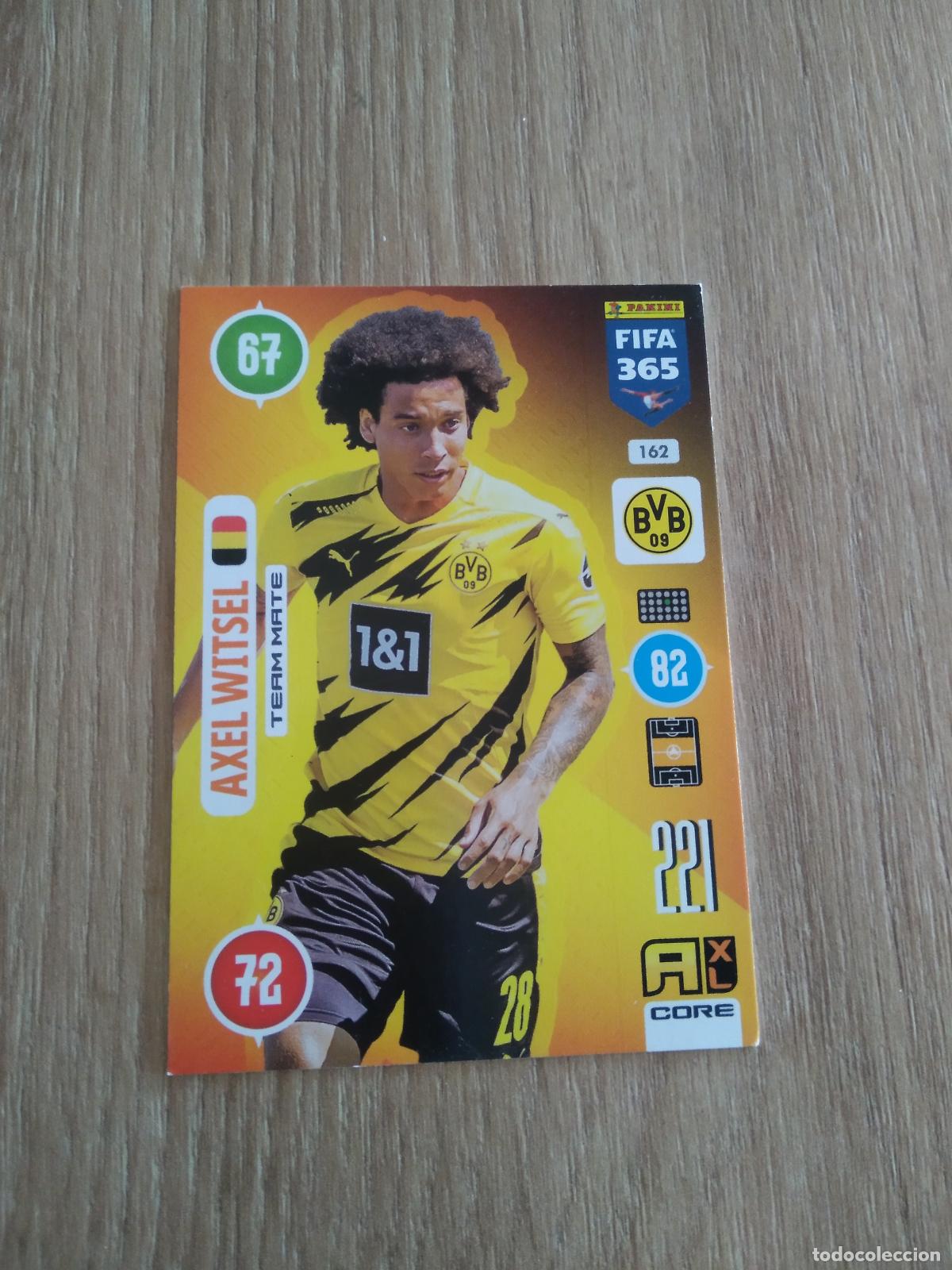Cromos de F&uacute;tbol: 162 AXEL WITSEL BORUSSIA DORTMUND CROMO FUTBOL PANINI ADRENALYN 20-21 FIFA 365 2020-2021