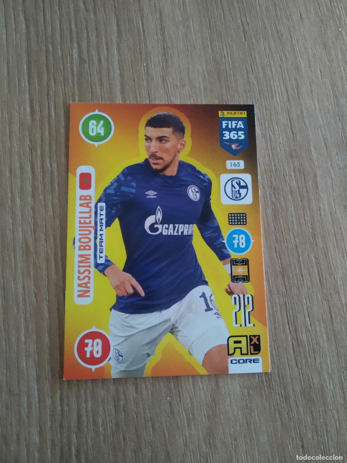 Cromos de F&uacute;tbol: 165 BOUJELLAB SCHALKE 04 CROMO FUTBOL PANINI ADRENALYN 20-21 FIFA 365 2020-2021