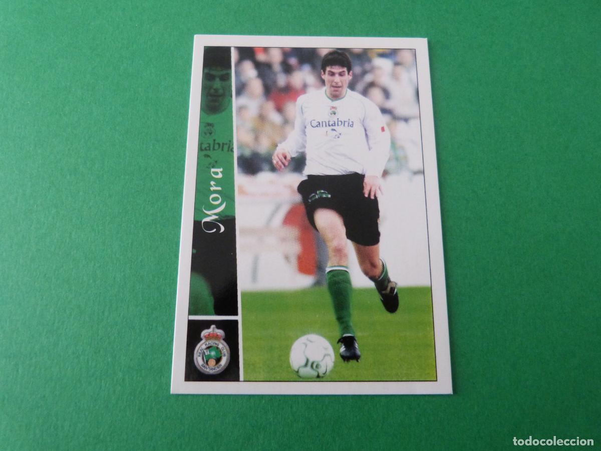 Football Stickers: TRADING CARD FUTBOL MORA RACING SANTANDER N&ordm; 499 FICHAS LIGA MUNDICROMO 2003/02-03