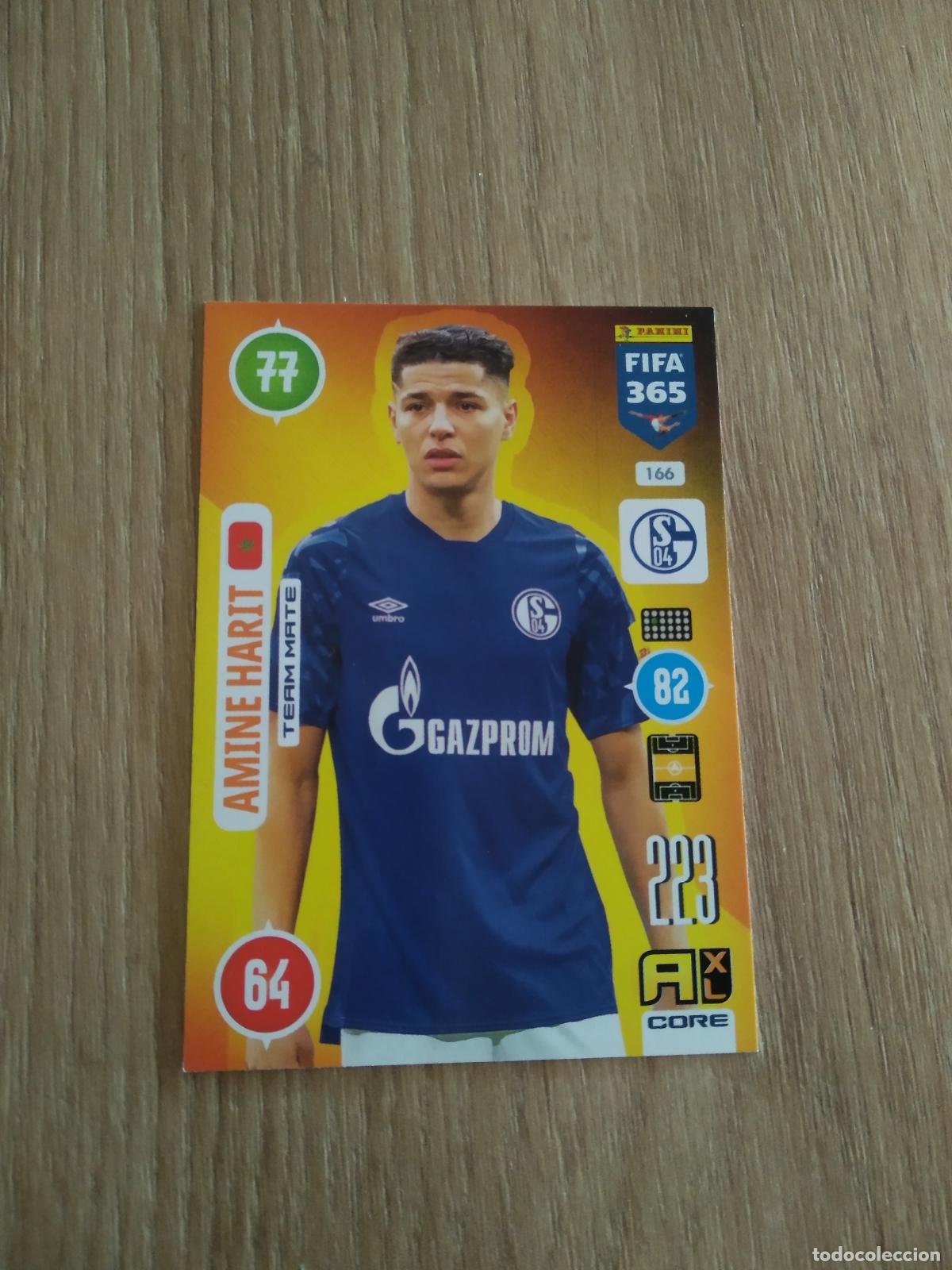 Cromos de F&uacute;tbol: 166 AMINE HARIT SCHALKE 04 CROMO FUTBOL PANINI ADRENALYN 20-21 FIFA 365 2020-2021