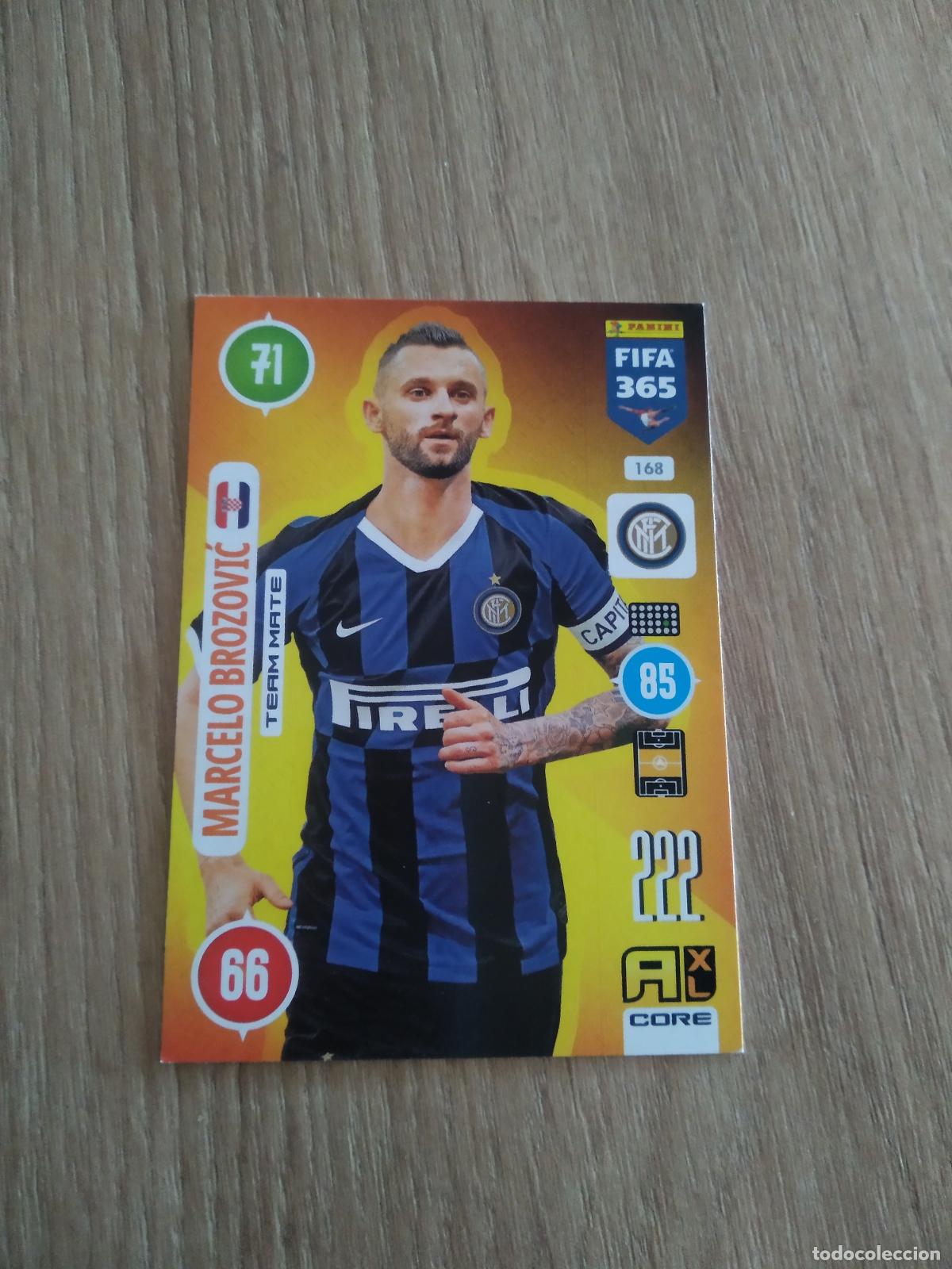 Cromos de F&uacute;tbol: 168 BROZOVIC INTER MILAN CROMO FUTBOL PANINI ADRENALYN 20-21 FIFA 365 2020-2021
