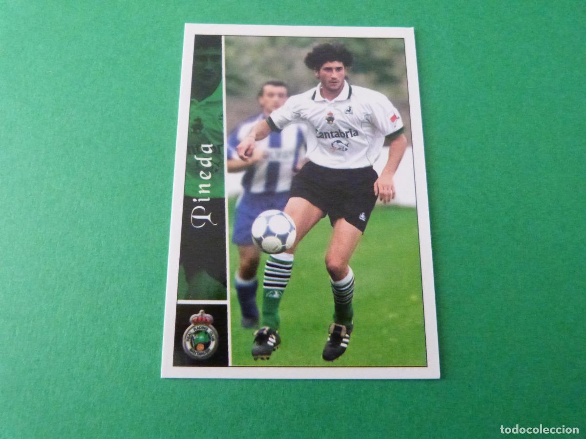 Football Stickers: TRADING CARD FUTBOL PINEDA RACING SANTANDER N&ordm; 500 FICHAS LIGA MUNDICROMO 2003/02-03