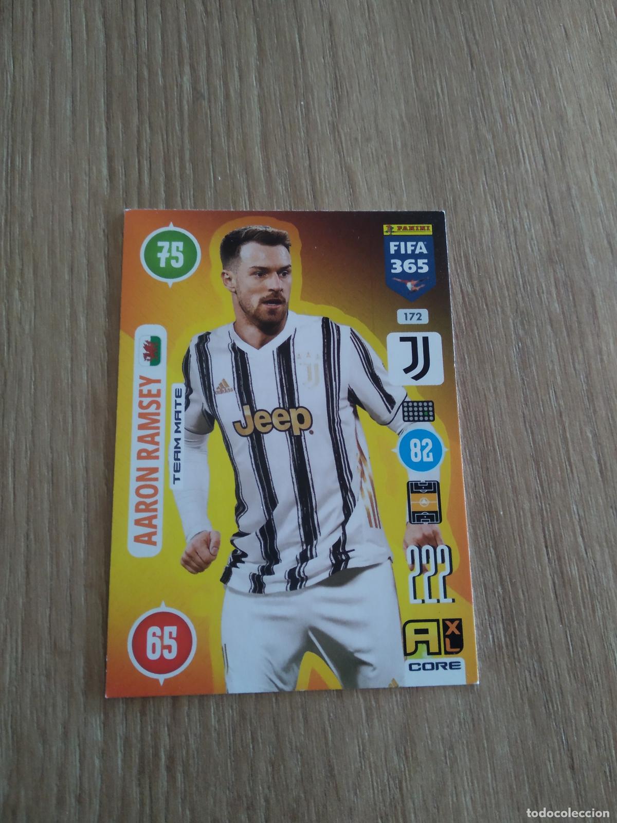 Cromos de F&uacute;tbol: 172 RAMSEY JUVENTUS TURIN CROMO FUTBOL PANINI ADRENALYN 20-21 FIFA 365 2020-2021