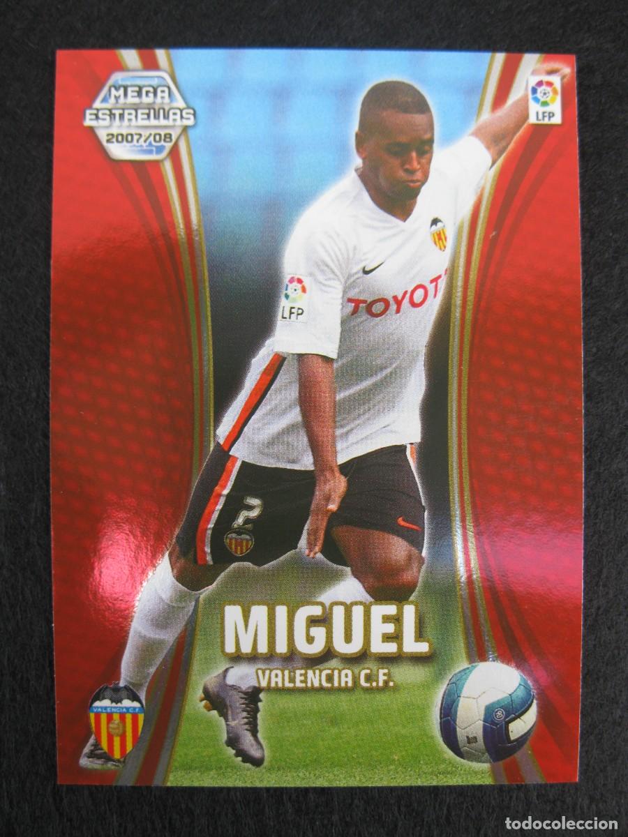 Cromos de F&uacute;tbol: MIGUEL (VALENCIA C.F.) - N&ordm; 364 - MEGAESTRELLAS - MEGACRACKS 2007-2008 - PANINI - 07-08.