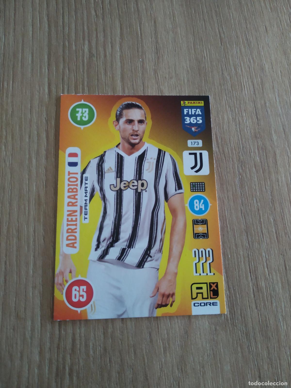 Cromos de F&uacute;tbol: 173 RABIOT JUVENTUS TURIN CROMO FUTBOL PANINI ADRENALYN 20-21 FIFA 365 2020-2021