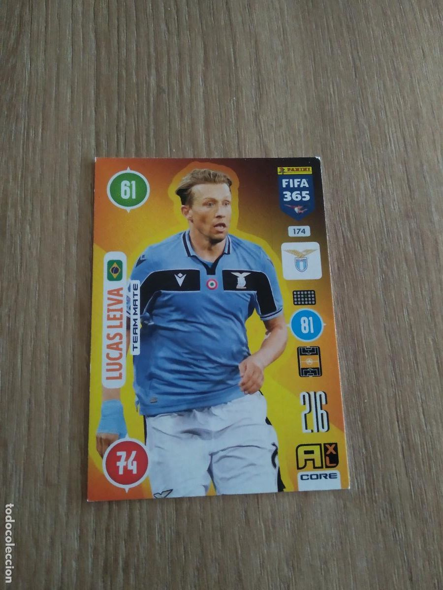 Cromos de F&uacute;tbol: 174 LUCAS LEIVA LAZIO CROMO FUTBOL PANINI ADRENALYN 20-21 FIFA 365 2020-2021
