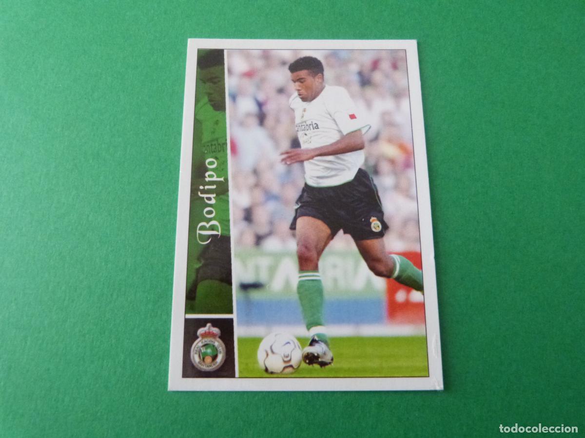 Cromos de F&uacute;tbol: TRADING CARD FUTBOL BODIPO RACING SANTANDER N&ordm; 510 FICHAS LIGA MUNDICROMO 2003/02-03