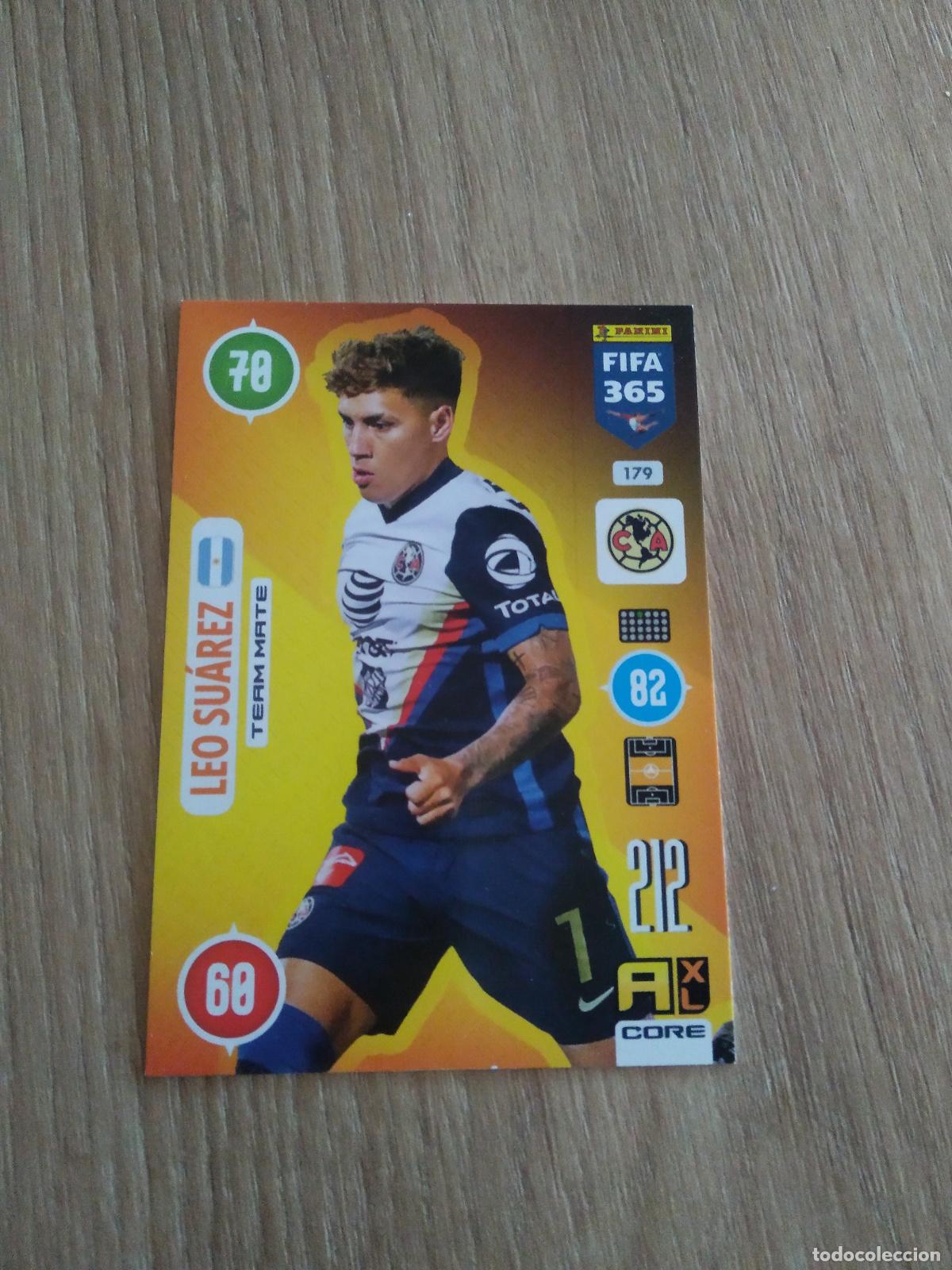 Cromos de F&uacute;tbol: 179 LEO SUAREZ CLUB AMERICA CROMO FUTBOL PANINI ADRENALYN 20-21 FIFA 365 2020-2021