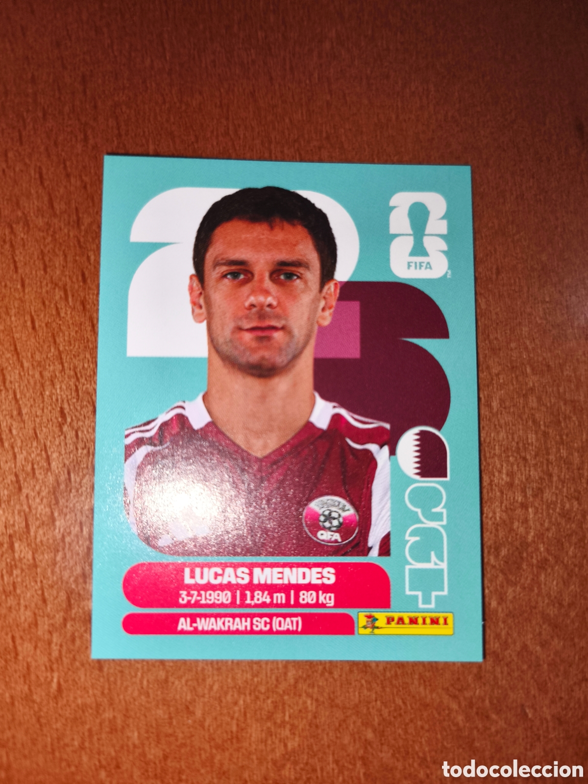 Cromos de F&uacute;tbol: QAT4 Lucas Mendes QAT 4 Fifa World Cup 2026 Catar