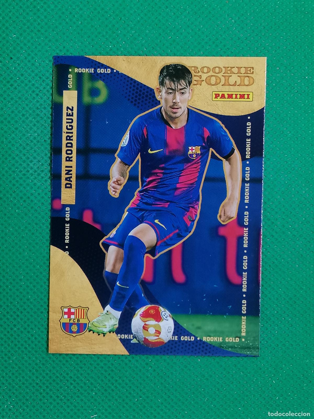 Cromos de F&uacute;tbol: 60 DANI RODRIGUEZ ROOKIE GOLD ⚽ PANINI CLUB BARCELONA CARD 25 26 2025 2026 ⚽