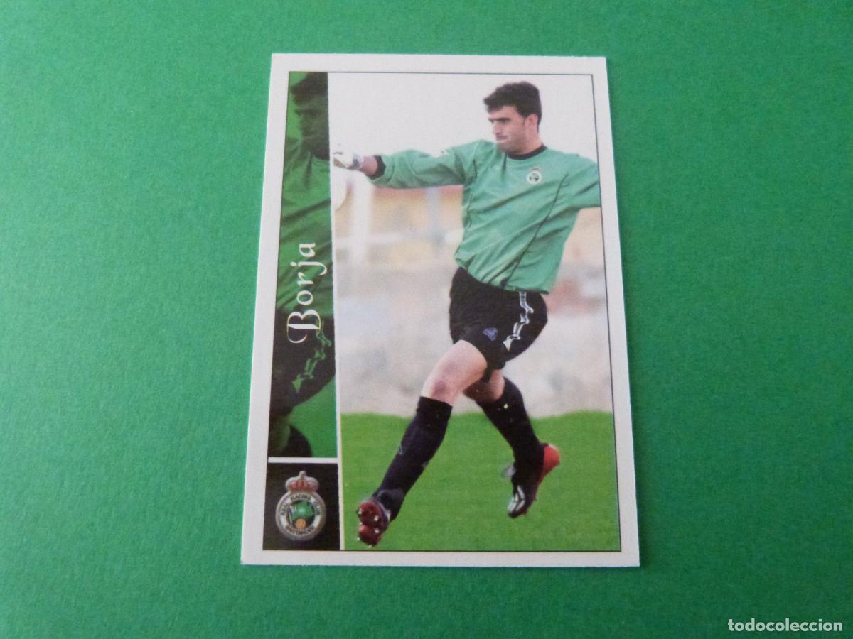 Cromos de F&uacute;tbol: TRADING CARD FUTBOL BORJA RACING SANTANDER N&ordm; 596 + FICHAS LIGA MUNDICROMO 2003/02-03
