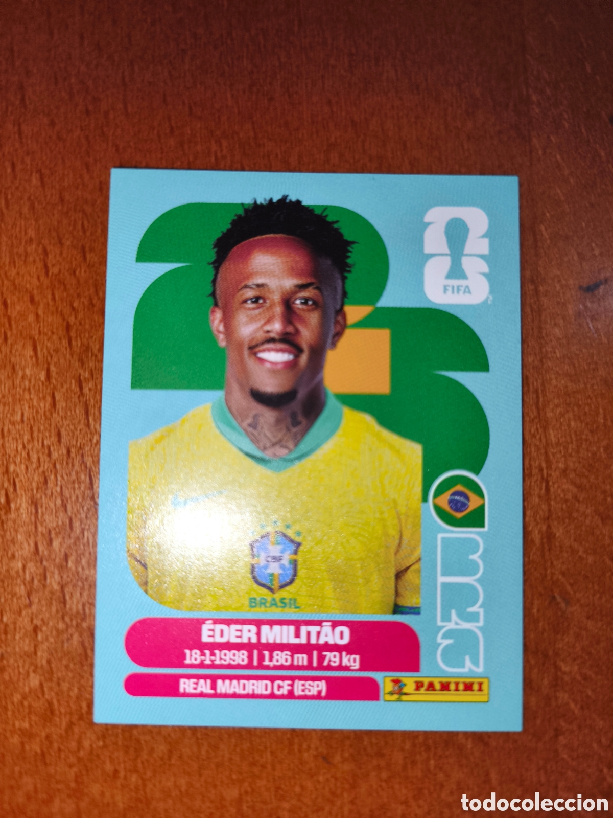 Cromos de F&uacute;tbol: BRA5 Eder Militao BRA 5 Fifa World Cup 2026 Brasil