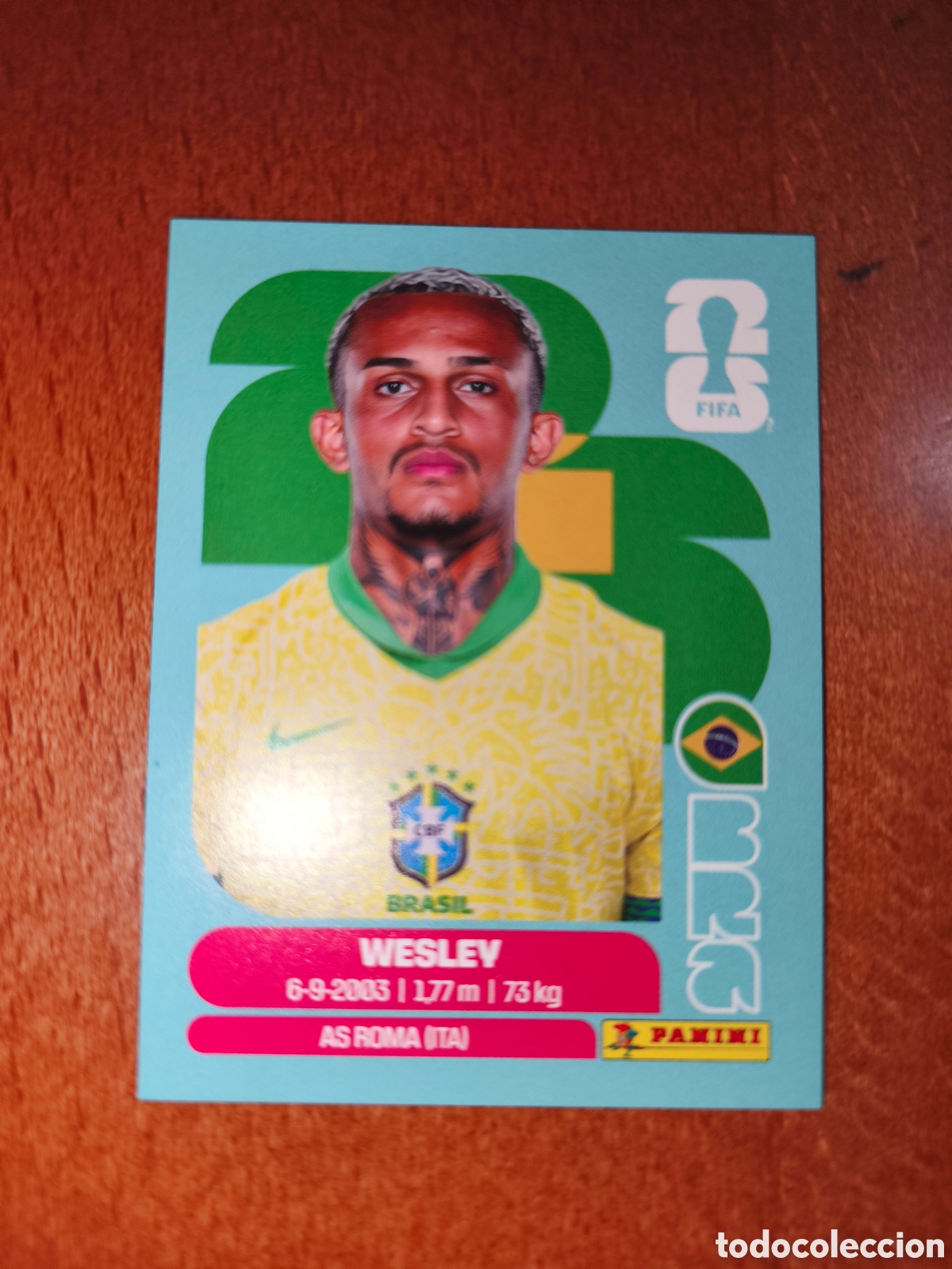 Cromos de F&uacute;tbol: BRA8 Wesley BRA 8 Fifa World Cup 2026 Brasil