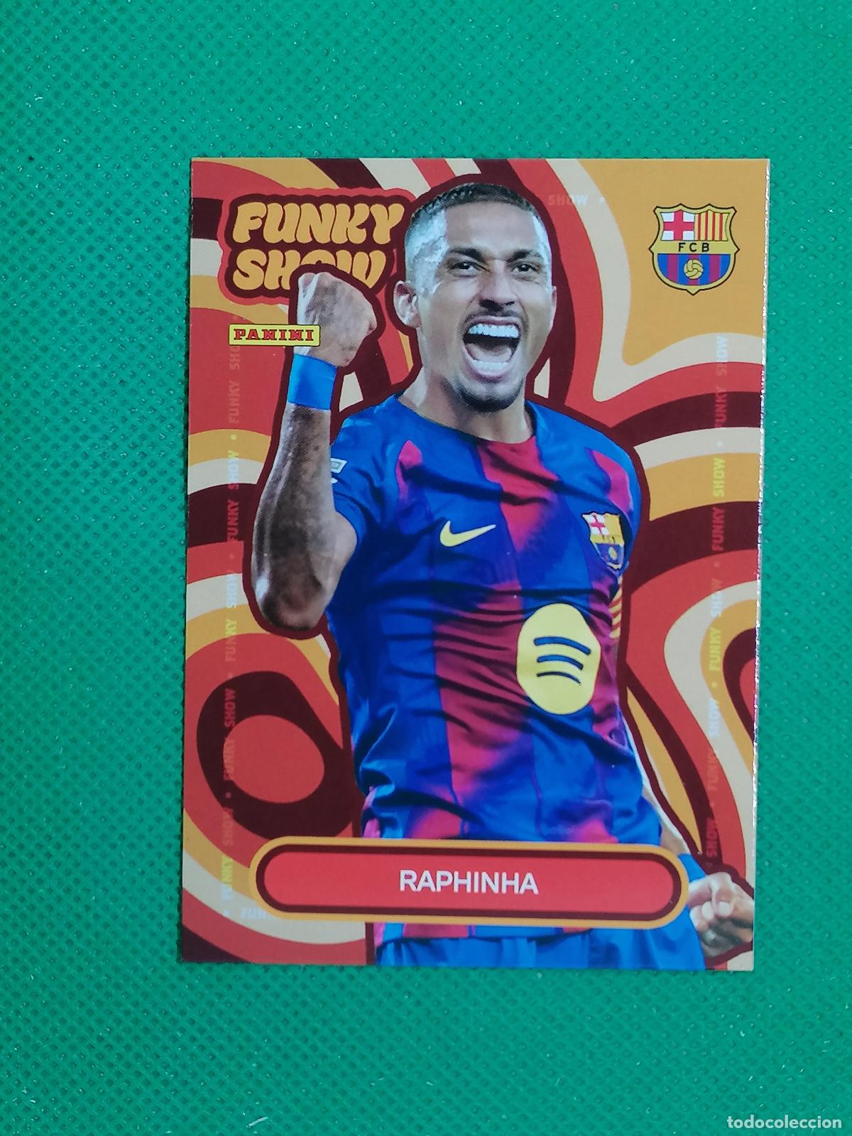 Cromos de F&uacute;tbol: 55 RAPHINHA FUNKY SHOW ⚽ PANINI CLUB BARCELONA CARD 25 26 2025 2026 ⚽