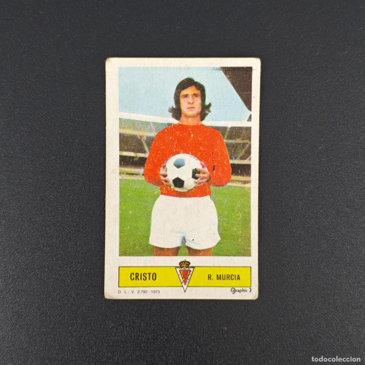Cromos de F&uacute;tbol: CROMO FUTBOL LIGA ESTE CRISTO REAL MURCIA NUNCA PEGADO SIN PEGAR 73 74 1973 1974 RA526