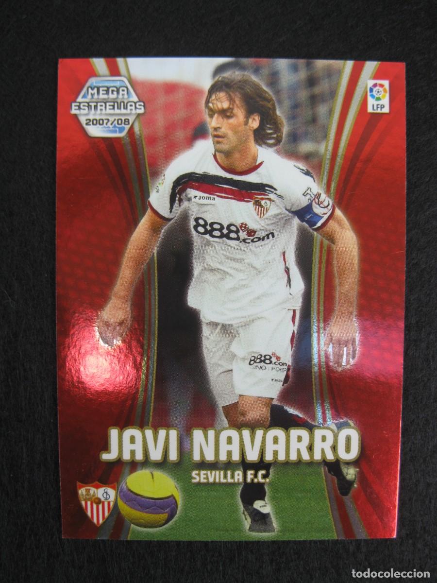 Cromos de F&uacute;tbol: JAVI NAVARRO (SEVILLA F.C.) - N&ordm; 369 - MEGAESTRELLAS - MEGACRACKS 2007-2008 - PANINI - 07-08.