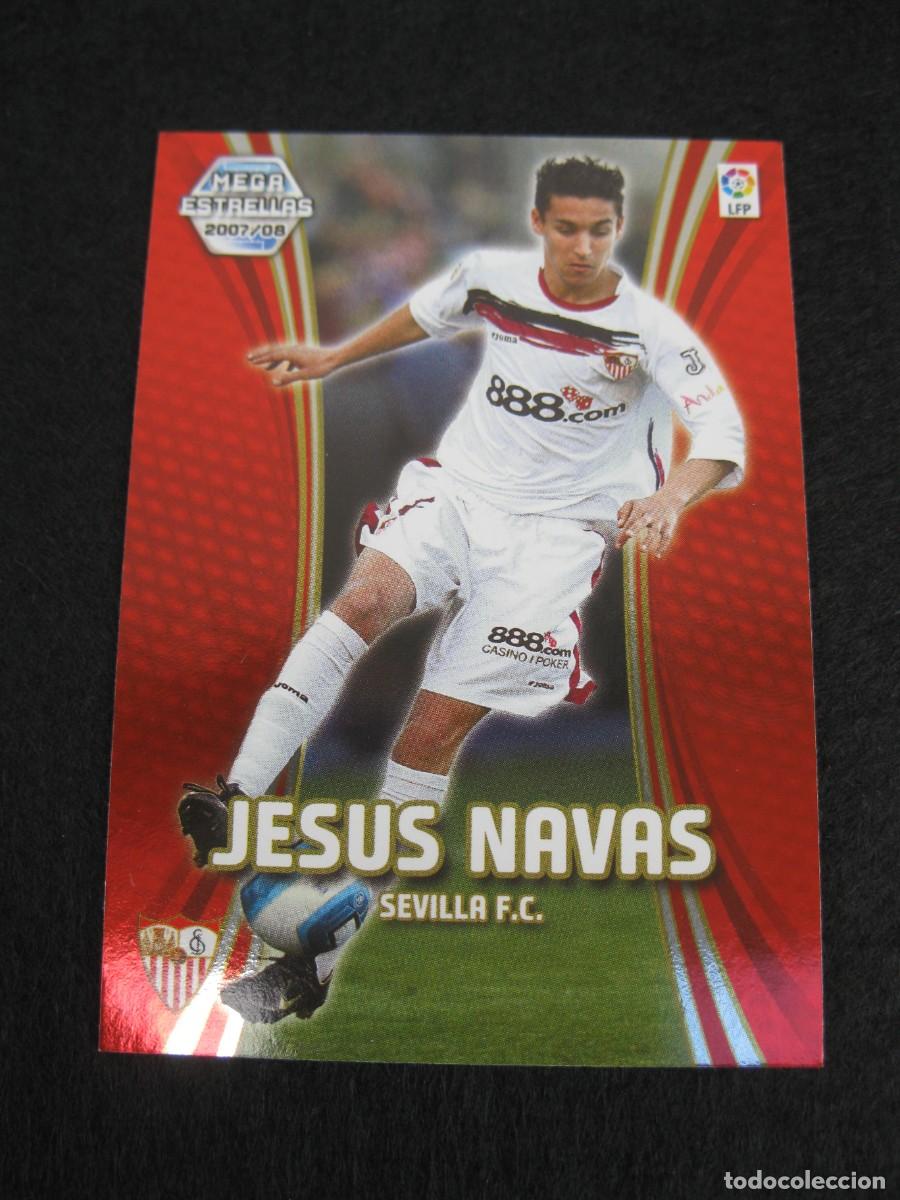 Cromos de F&uacute;tbol: JESUS NAVAS (SEVILLA F.C.) - N&ordm; 372 - MEGAESTRELLAS - MEGACRACKS 2007-2008 - PANINI - 07-08.