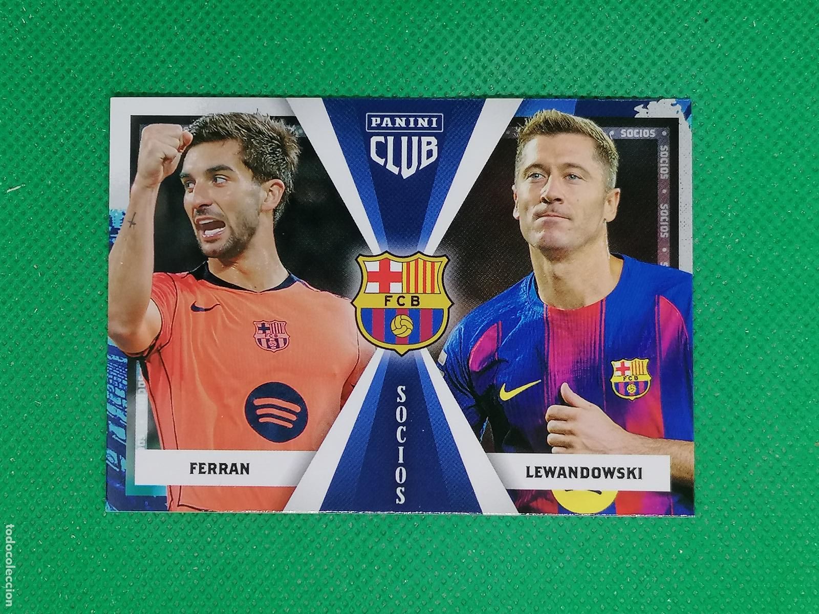 Cromos de F&uacute;tbol: 49 FERRAN LEWANDOWSKI SOCIOS ⚽ PANINI CLUB BARCELONA CARD 25 26 2025 2026 ⚽