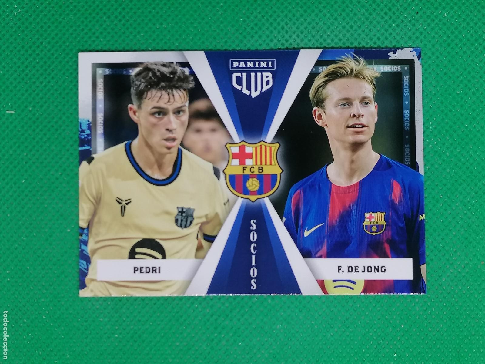 Cromos de F&uacute;tbol: 48 PEDRI DE JONG SOCIOS ⚽ PANINI CLUB BARCELONA CARD 25 26 2025 2026 ⚽