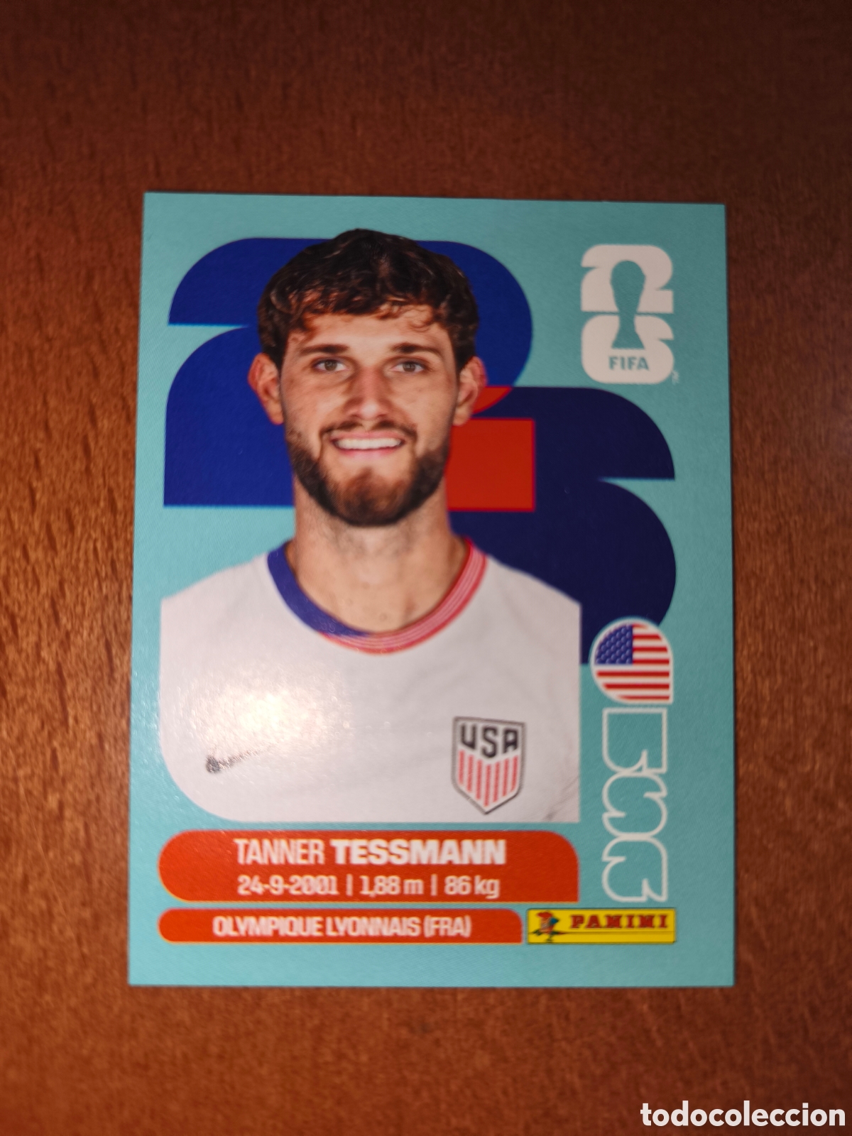 Cromos de F&uacute;tbol: USA9 Tanner Tessmann USA 9 Fifa World Cup 2026 Estados Unidos