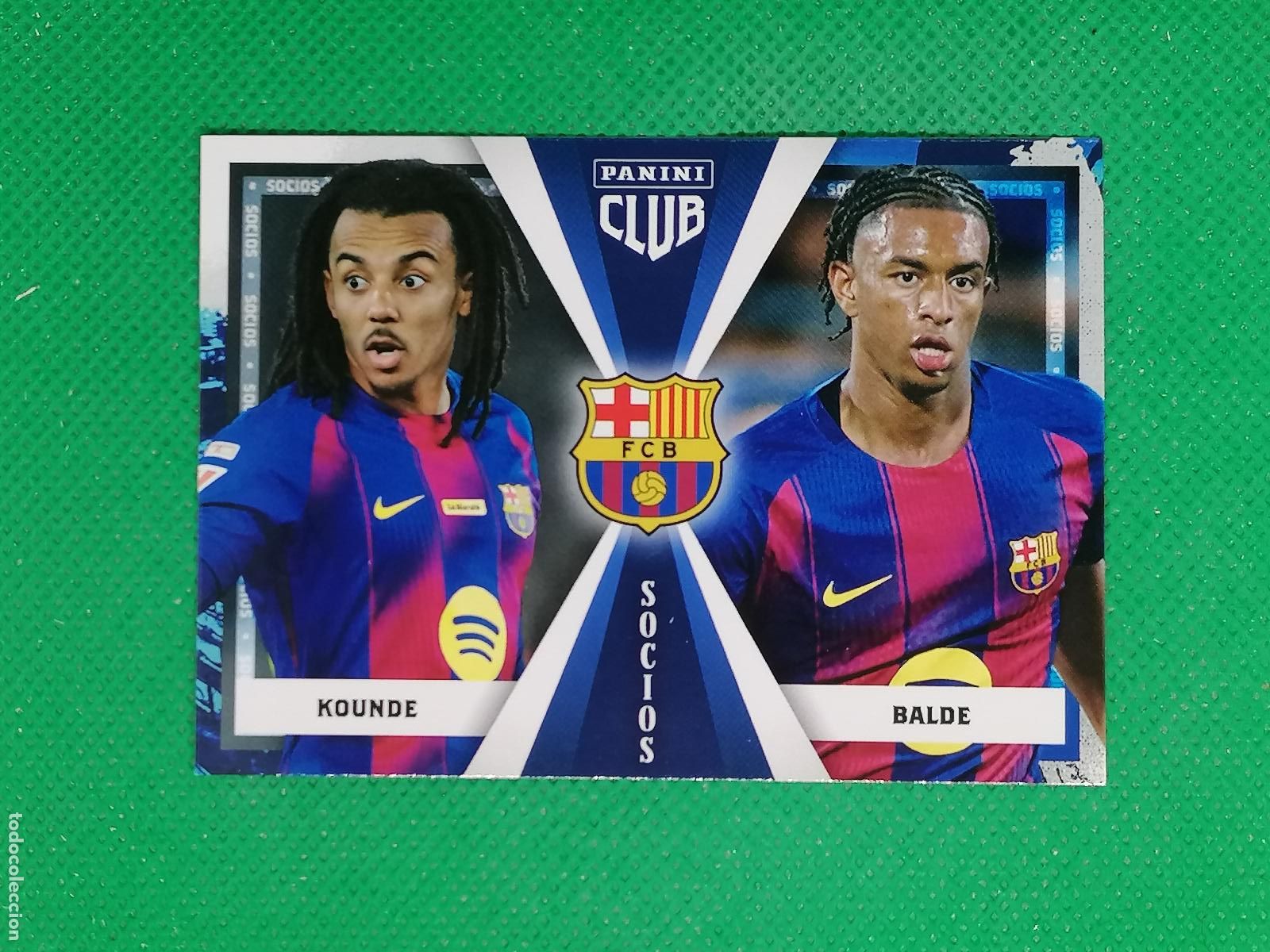 Cromos de F&uacute;tbol: 47 BALDE KOUNDE SOCIOS ⚽ PANINI CLUB BARCELONA CARD 25 26 2025 2026 ⚽