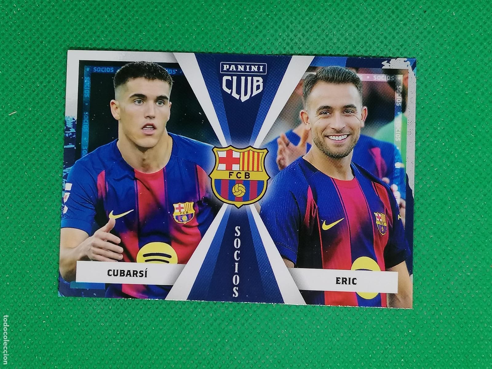 Cromos de F&uacute;tbol: 46 CUBARSI ERIC GARCIA SOCIOS ⚽ PANINI CLUB BARCELONA CARD 25 26 2025 2026 ⚽