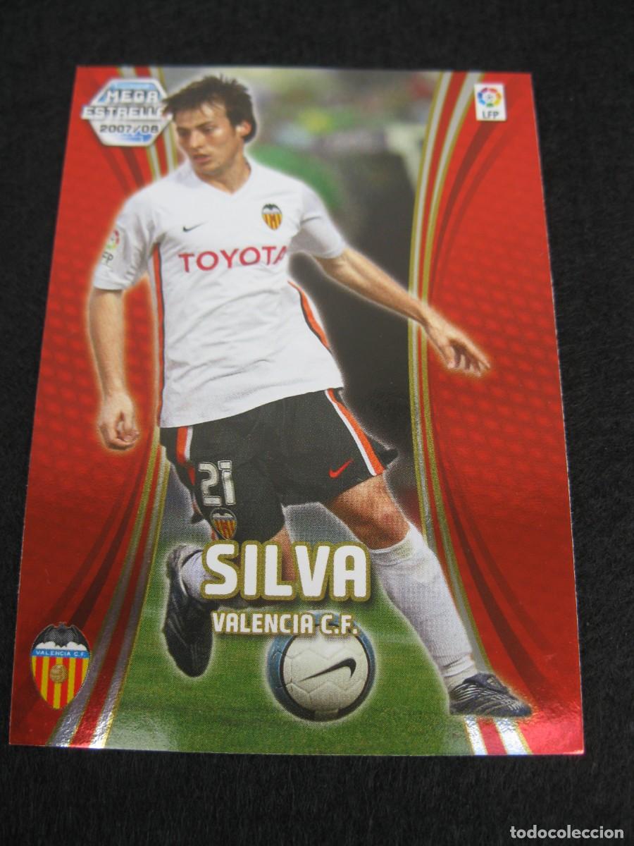 Cromos de F&uacute;tbol: SILVA (VALENCIA C.F.) - N&ordm; 377 - MEGAESTRELLAS - MEGACRACKS 2007-2008 - PANINI - 07-08.