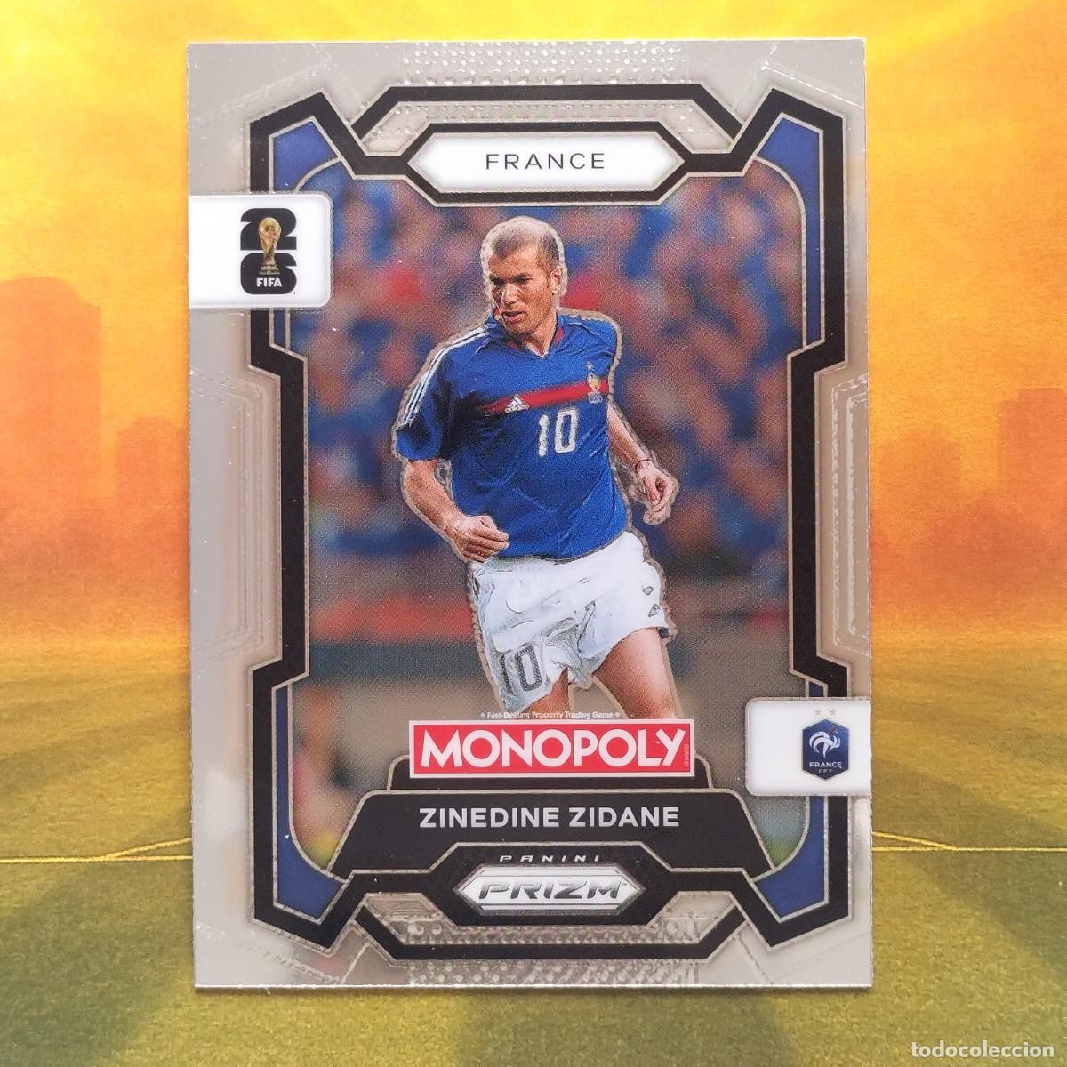 Cromos de F&uacute;tbol: #9 Zinedine Zidane | France | 2026 Monopoly Prizm FIFA World Cup
