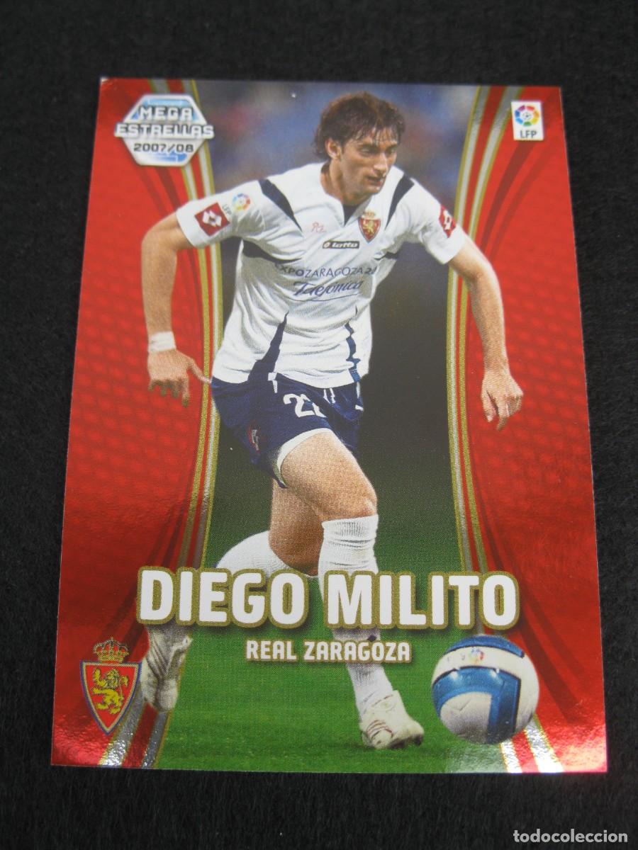 Cromos de F&uacute;tbol: DIEGO MILITO (R. ZARAGOZA) - N&ordm; 380 - MEGAESTRELLAS - MEGACRACKS 2007-2008 - PANINI - 07-08.