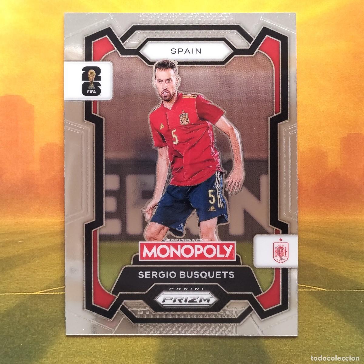 Cromos de F&uacute;tbol: #45 Sergio Busquets | Espa&ntilde;a Spain | 2026 Monopoly Prizm FIFA World Cup