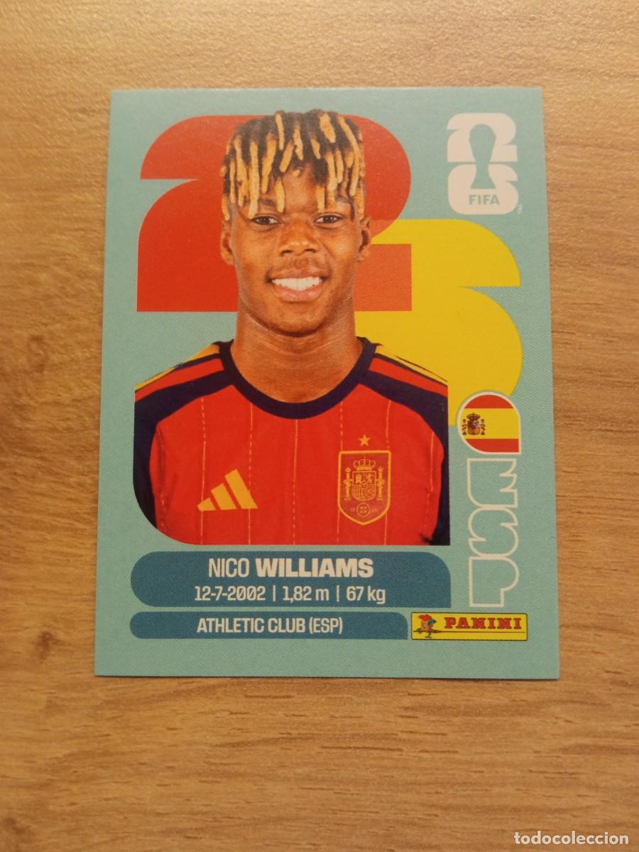 Cartes &agrave; collectionner de Football: Nico Williams, cromo 17, Espa&ntilde;a mundial 2026, Panini