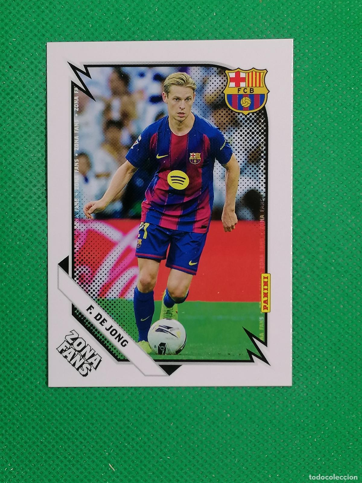 Cromos de F&uacute;tbol: 37 FRENKIE DE JONG ZONA FANS ⚽ PANINI CLUB BARCELONA CARD 25 26 2025 2026 ⚽