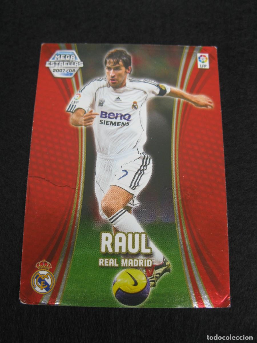 Cromos de F&uacute;tbol: RAUL (R. MADRID) - N&ordm; 381 - MEGAESTRELLAS - MEGACRACKS 2007-2008 - PANINI - 07-08.