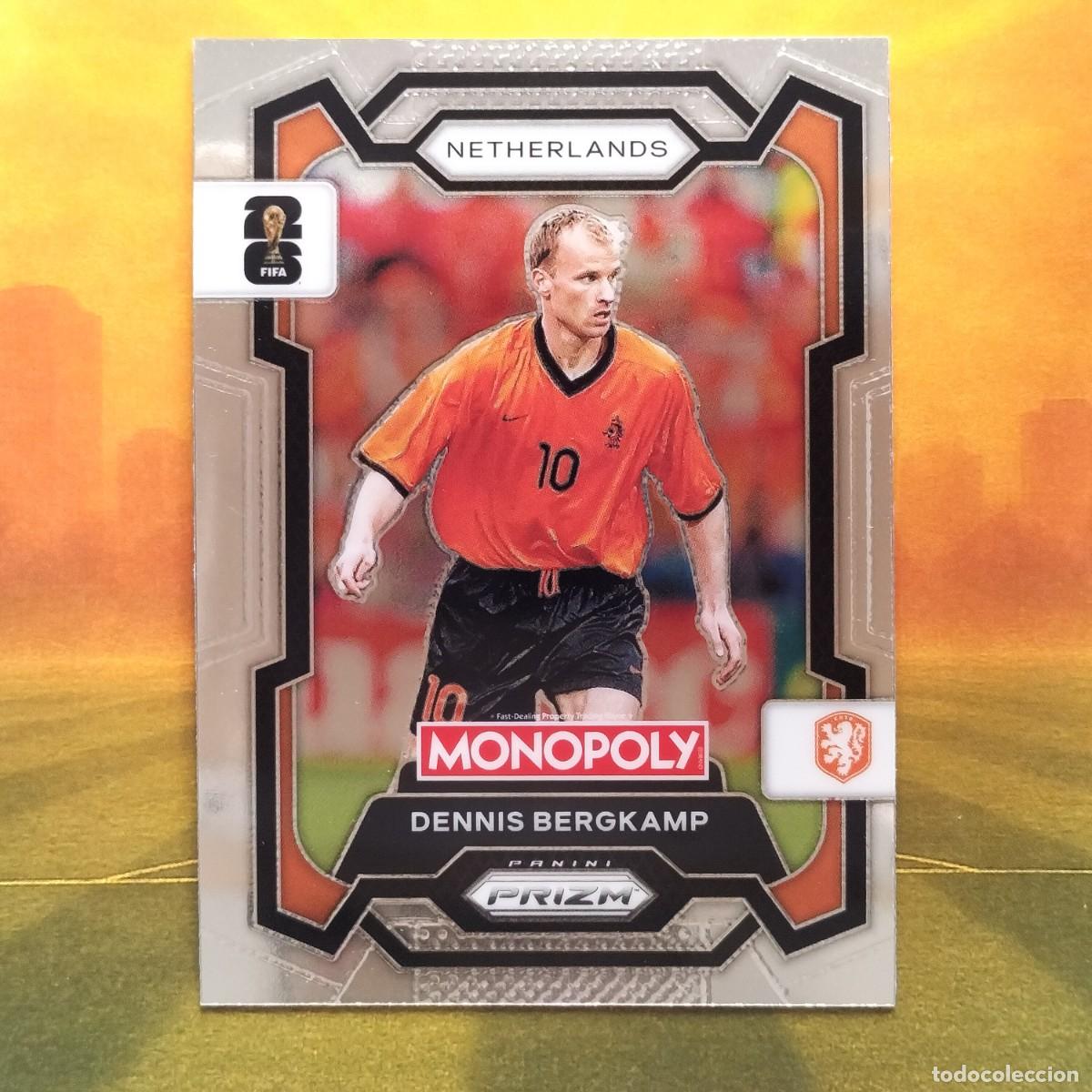 Football Stickers: #74 Dennis Bergkamp | Netherlands | 2026 Monopoly Prizm FIFA World Cup