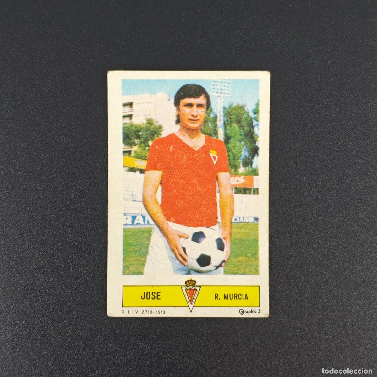 Football Stickers: CROMO FUTBOL LIGA ESTE JOSE REAL MURCIA NUNCA PEGADO SIN PEGAR 73 74 1973 1974 RA526