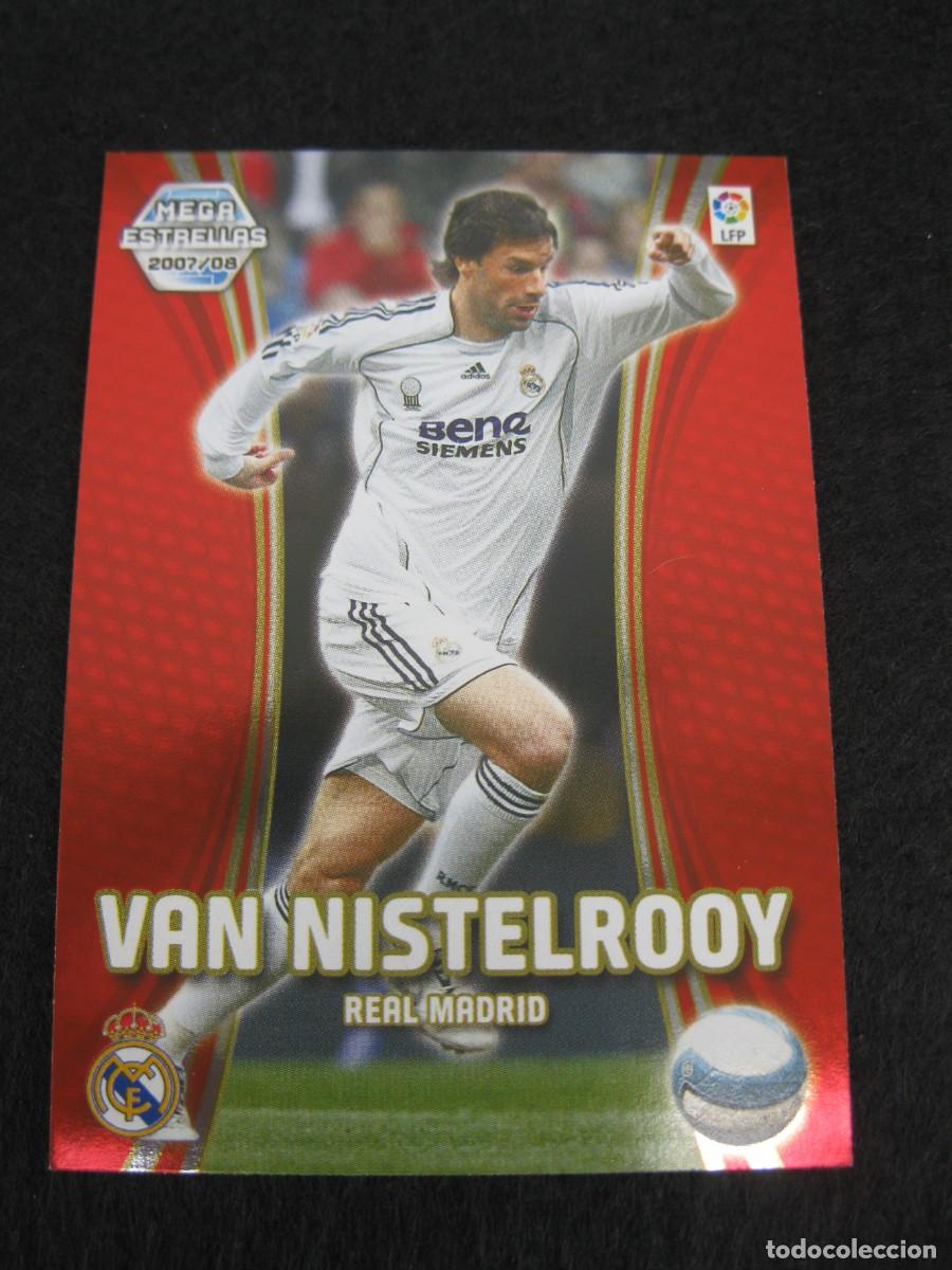 Football Stickers: VAN NISTELROOY (R. MADRID) - N&ordm; 382 - MEGAESTRELLAS - MEGACRACKS 2007-2008 - PANINI - 07-08.