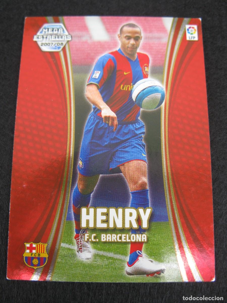 Cromos de F&uacute;tbol: HENRY (F.C. BARCELONA) - N&ordm; 383 - MEGAESTRELLAS - MEGACRACKS 2007-2008 - PANINI - 07-08.