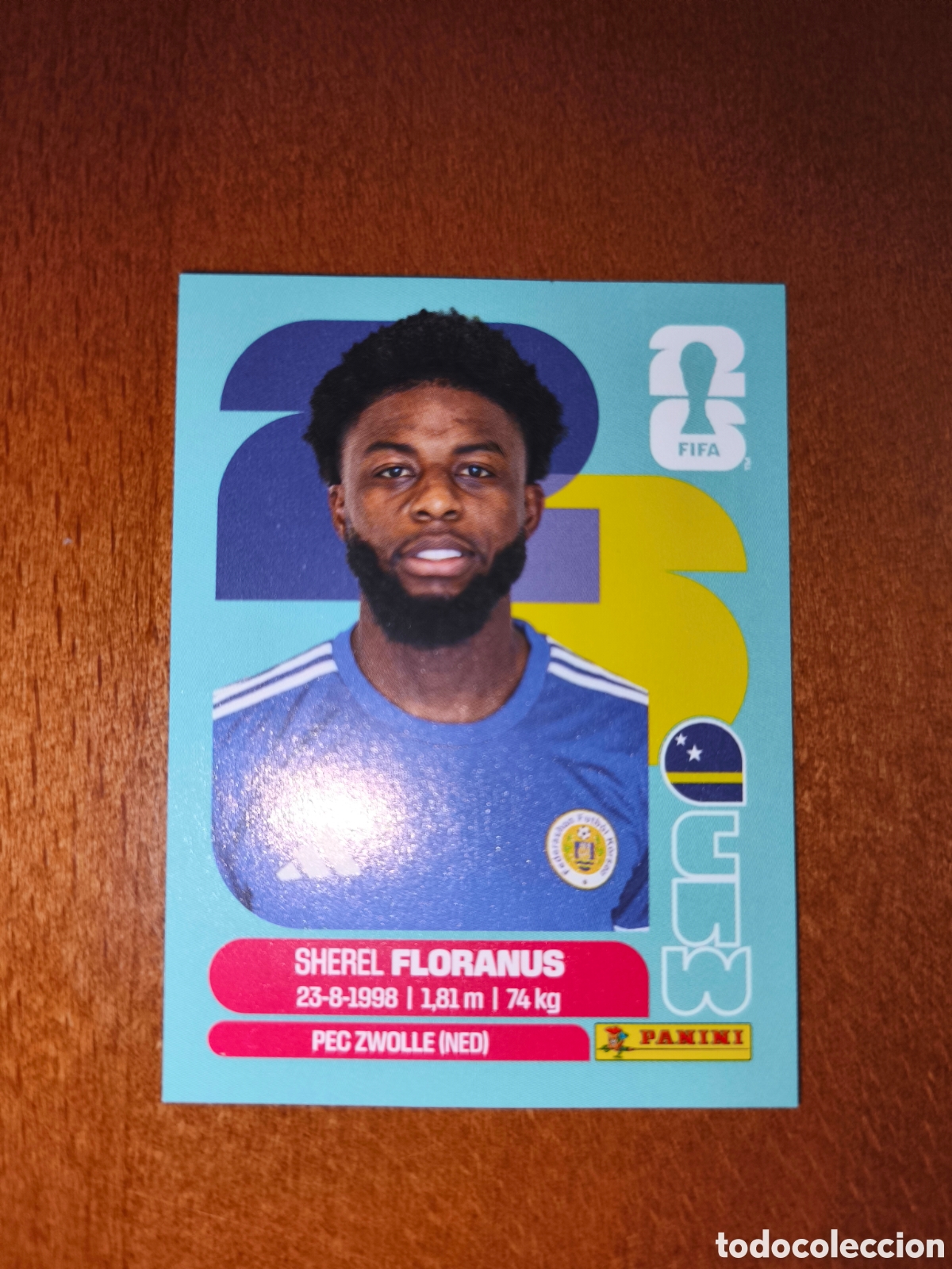 Cromos de F&uacute;tbol: CUW4 Sherel Floranus CUW 4 Fifa World Cup 2026 Cura&ccedil;ao