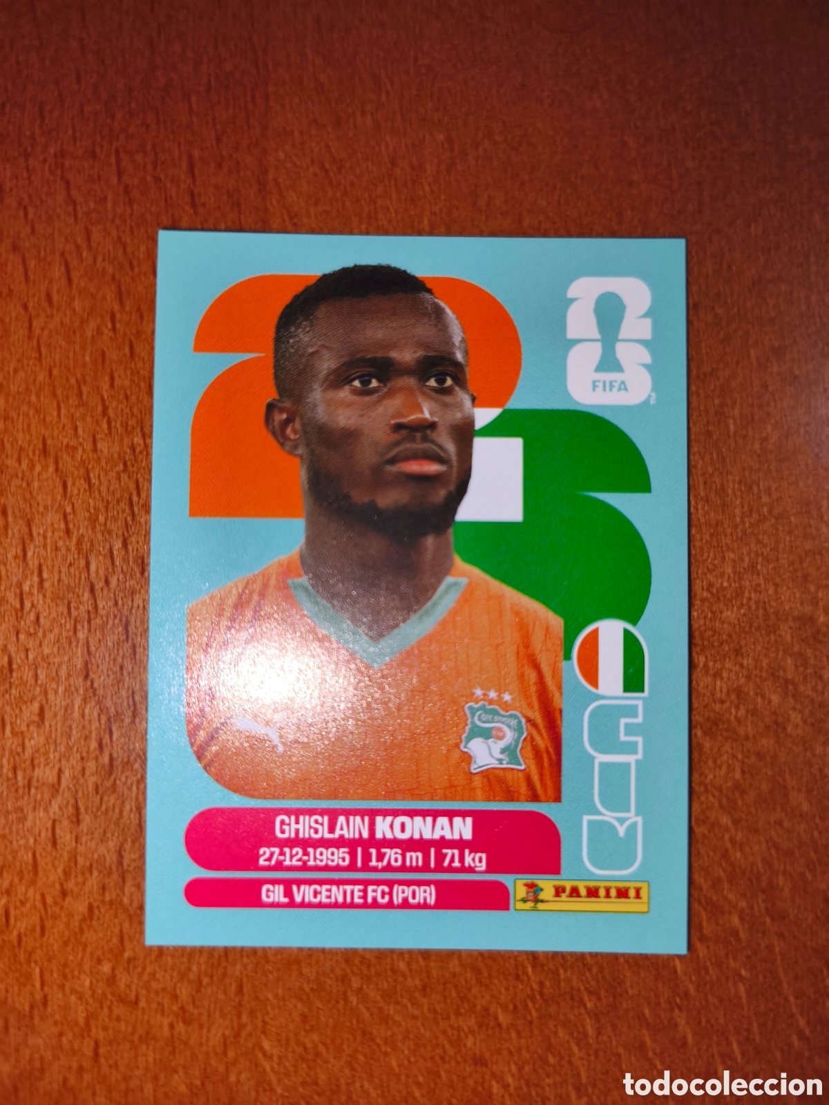 Fu&szlig;ball-Sticker: CIV3 Ghislain Konan CIV 3 Fifa World Cup 2026 Costa de Marfil