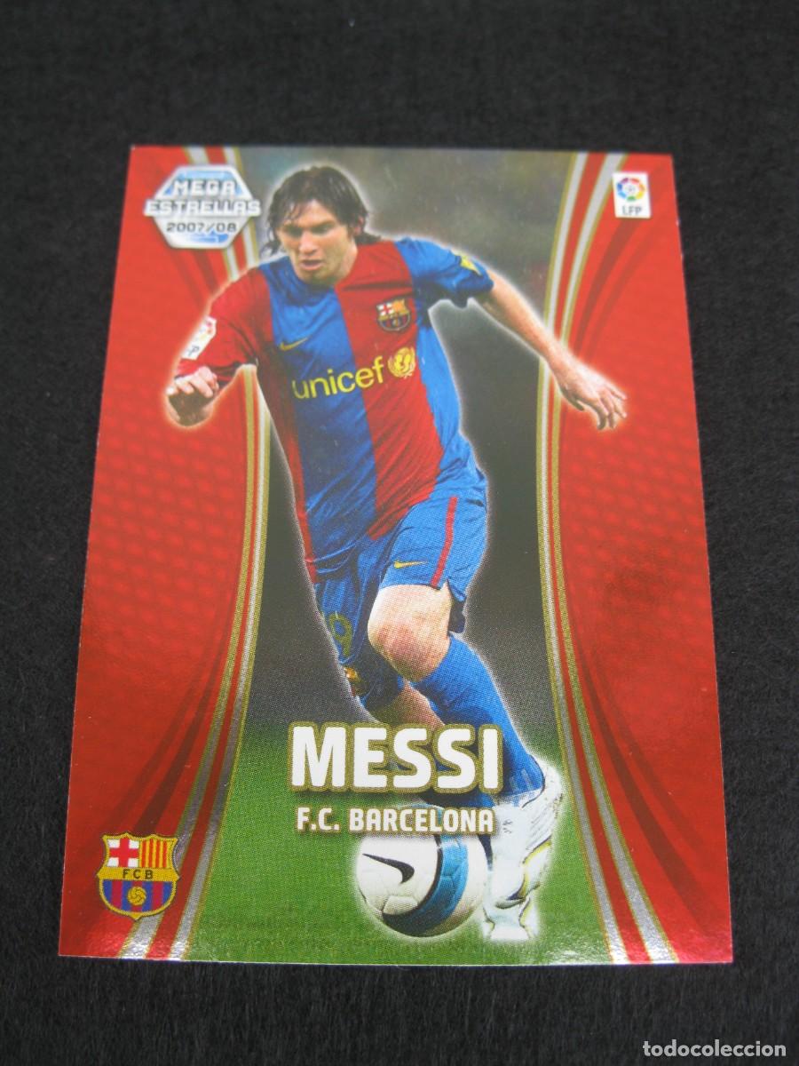 Fu&szlig;ball-Sticker: MESSI (F.C. BARCELONA) - N&ordm; 387 - MEGAESTRELLAS - MEGACRACKS 2007-2008 - PANINI - 07-08.