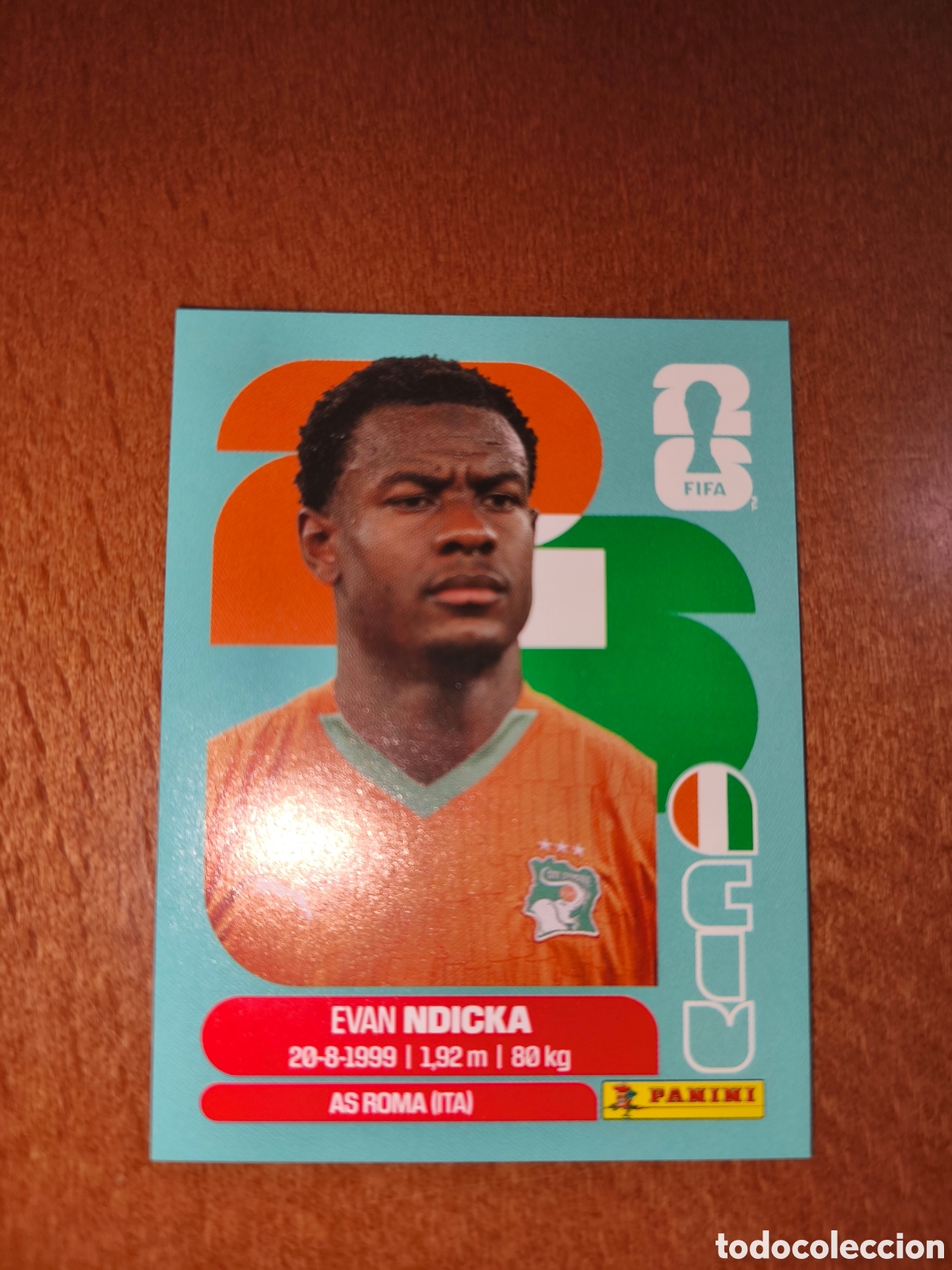 Cromos de F&uacute;tbol: CIV6 Evan Ndicka CIV 6 Fifa World Cup 2026 Costa de Marfil