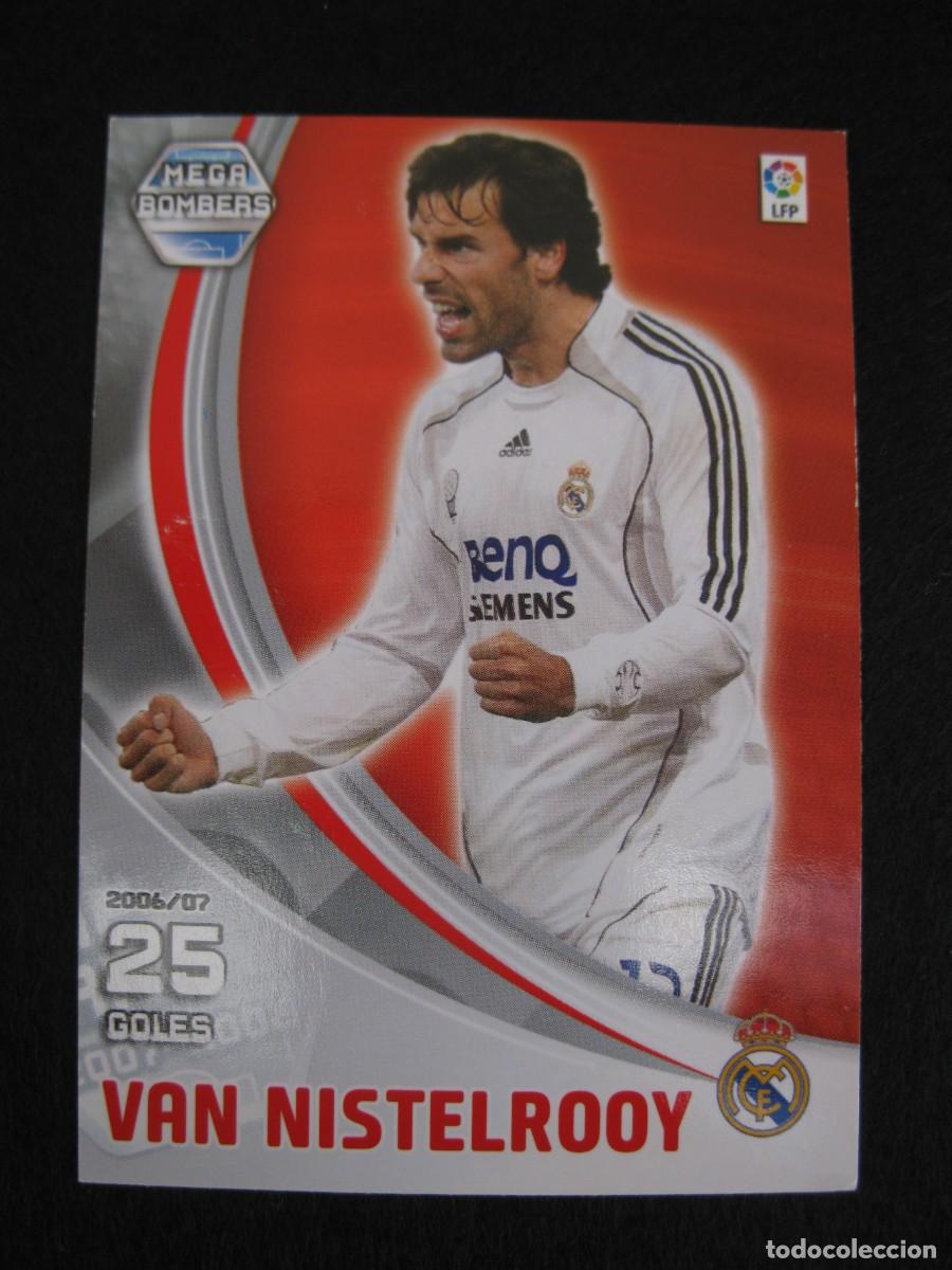 Cromos de F&uacute;tbol: VAN NISTELROOY (R. MADRID) - N&ordm; 388 - MEGABOMBERS - MEGACRACKS 2007-2008 - PANINI - 07-08.