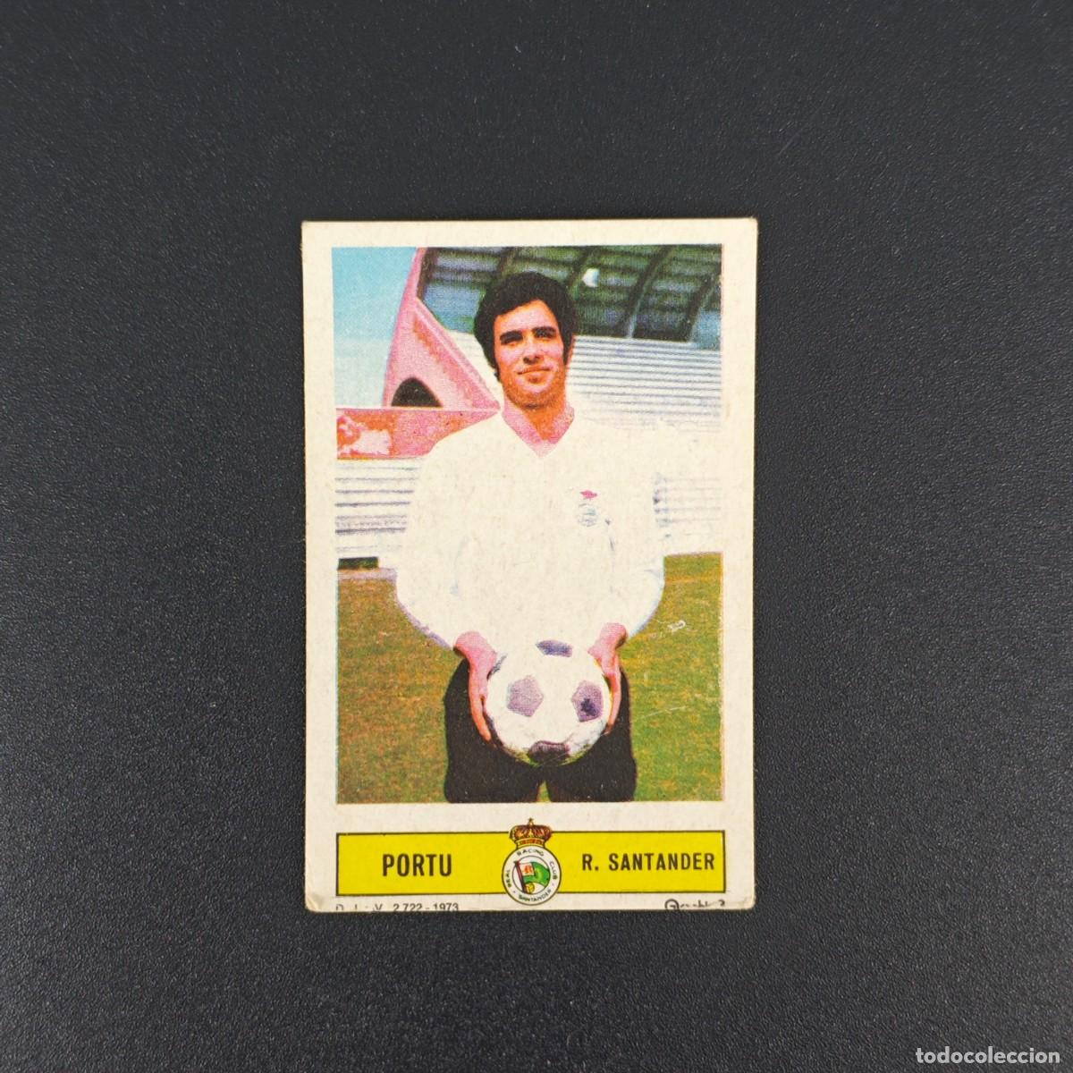 Cromos de F&uacute;tbol: CROMO FUTBOL LIGA ESTE PORTU RACING SANTANDER NUNCA PEGADO SIN PEGAR 73 74 1973 1974 RA526