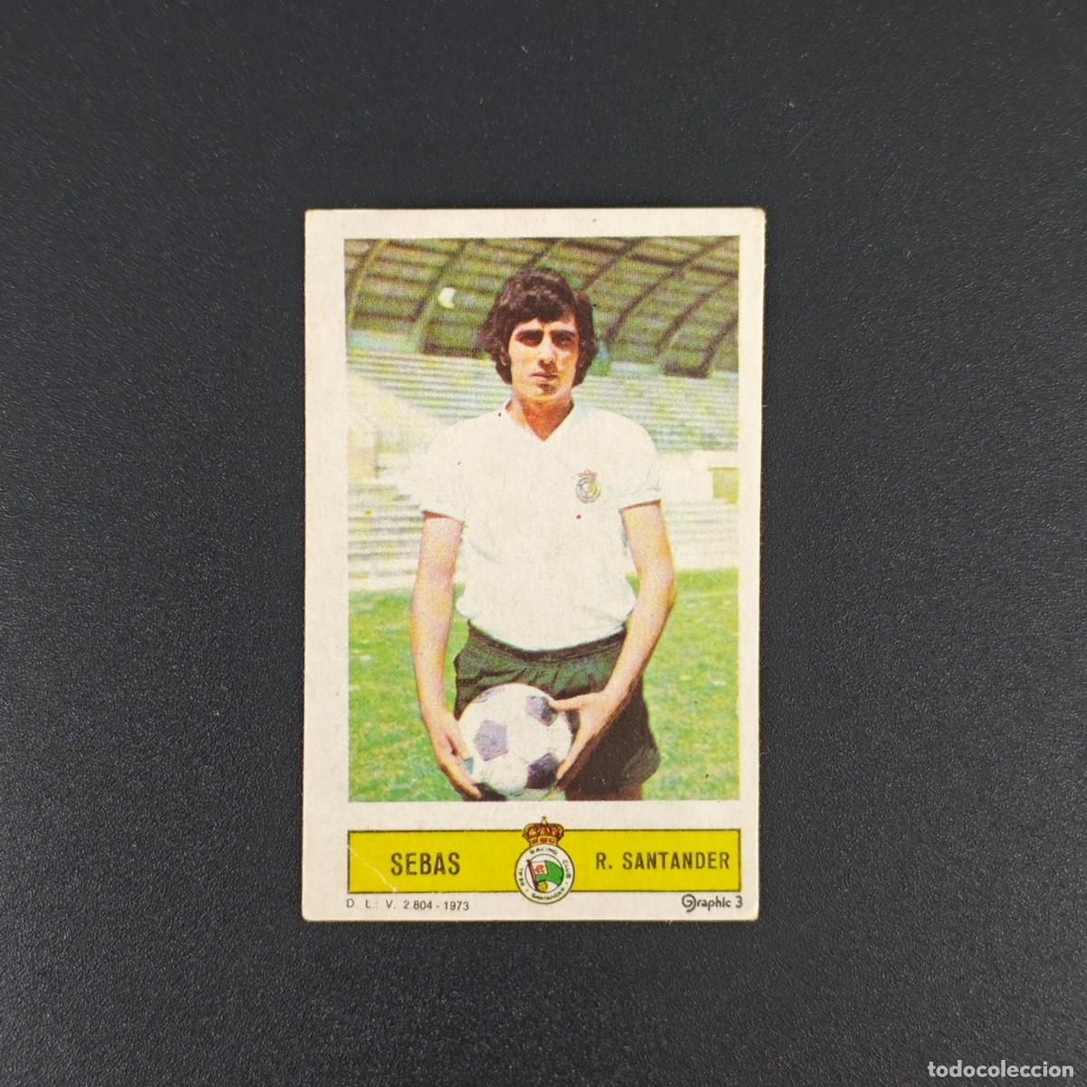 Cromos de F&uacute;tbol: CROMO FUTBOL LIGA ESTE SEBAS RACING SANTANDER NUNCA PEGADO SIN PEGAR 73 74 1973 1974 RA526