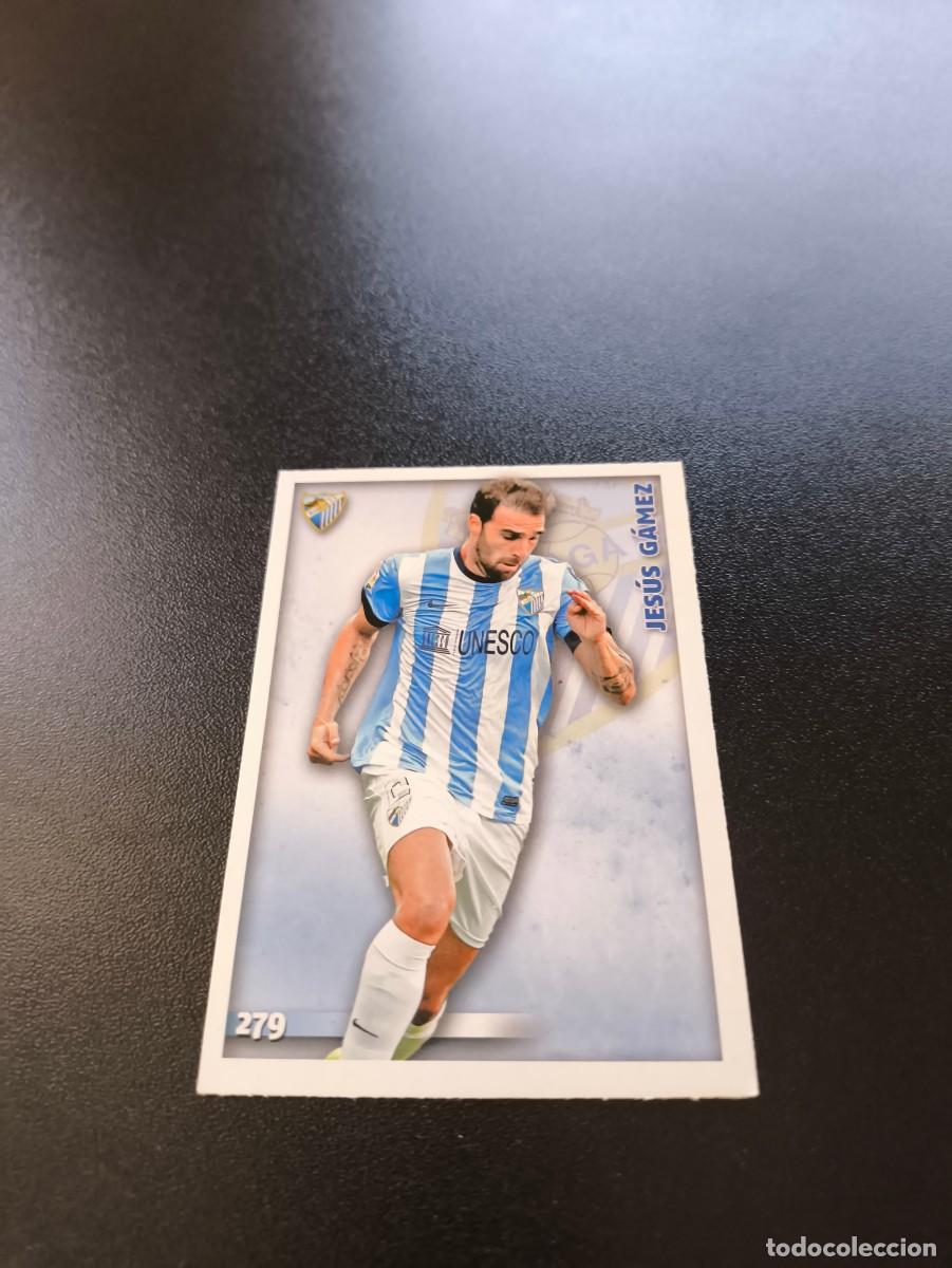 Cromos de F&uacute;tbol: 279 Jes&uacute;s G&aacute;mez BAJA MALAGA MUNDICROMO LIGA 2014 2015 14 15 NO PANINI ESTE