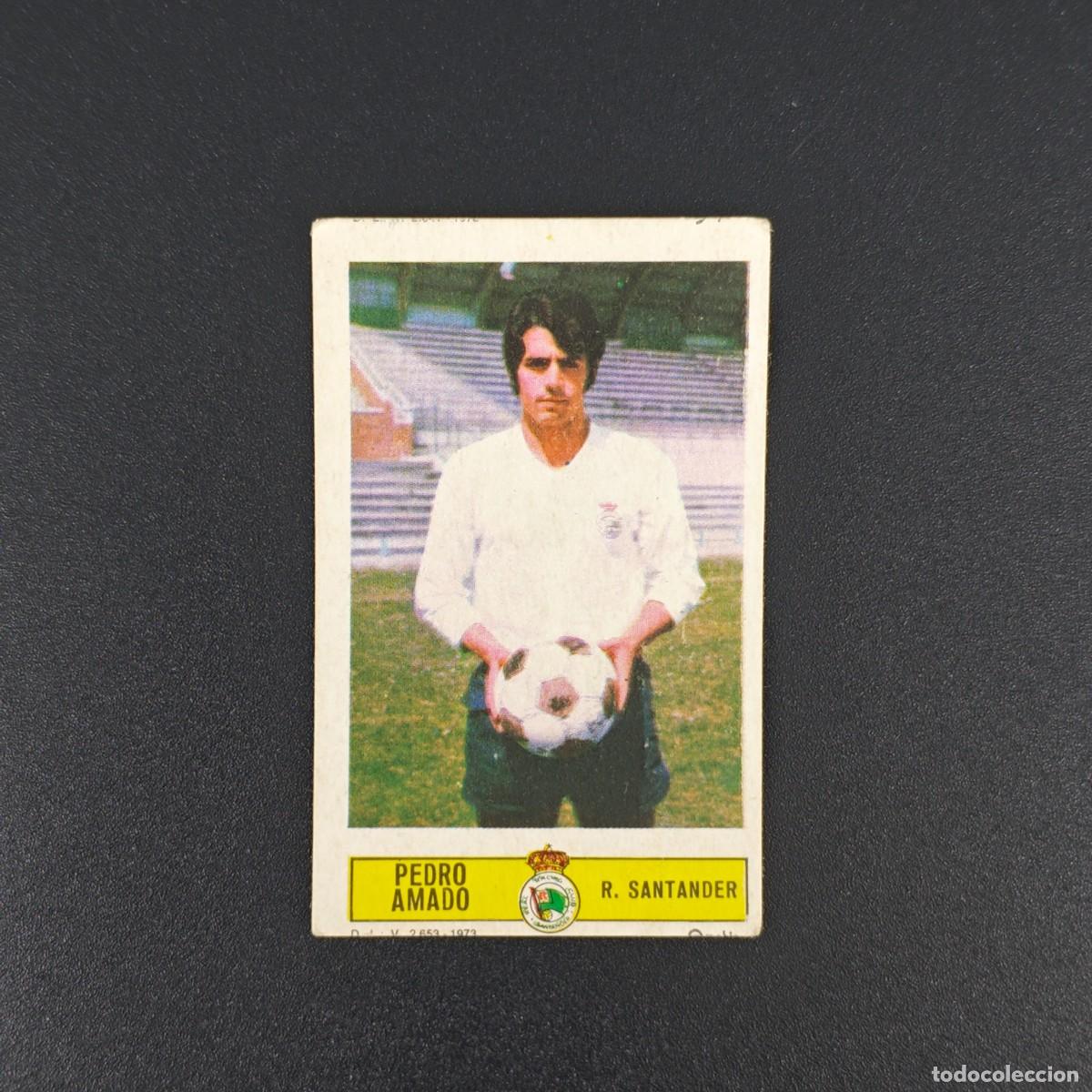 Cromos de F&uacute;tbol: CROMO FUTBOL LIGA ESTE PEDRO AMADO RACING SANTANDER NUNCA PEGADO SIN PEGAR 73 74 1973 1974 RA526